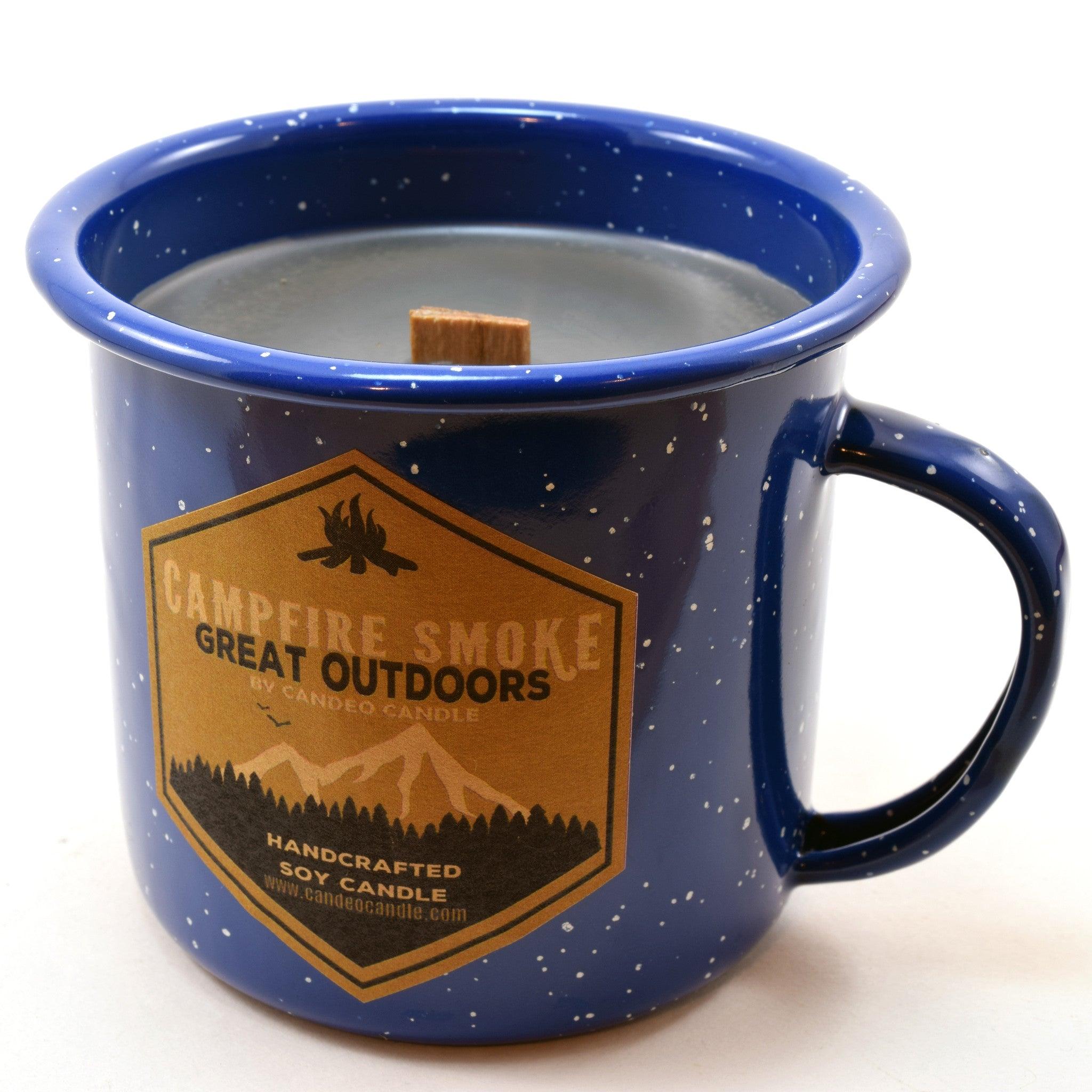 Enamel Camping Mug Candles - Candeo Candle