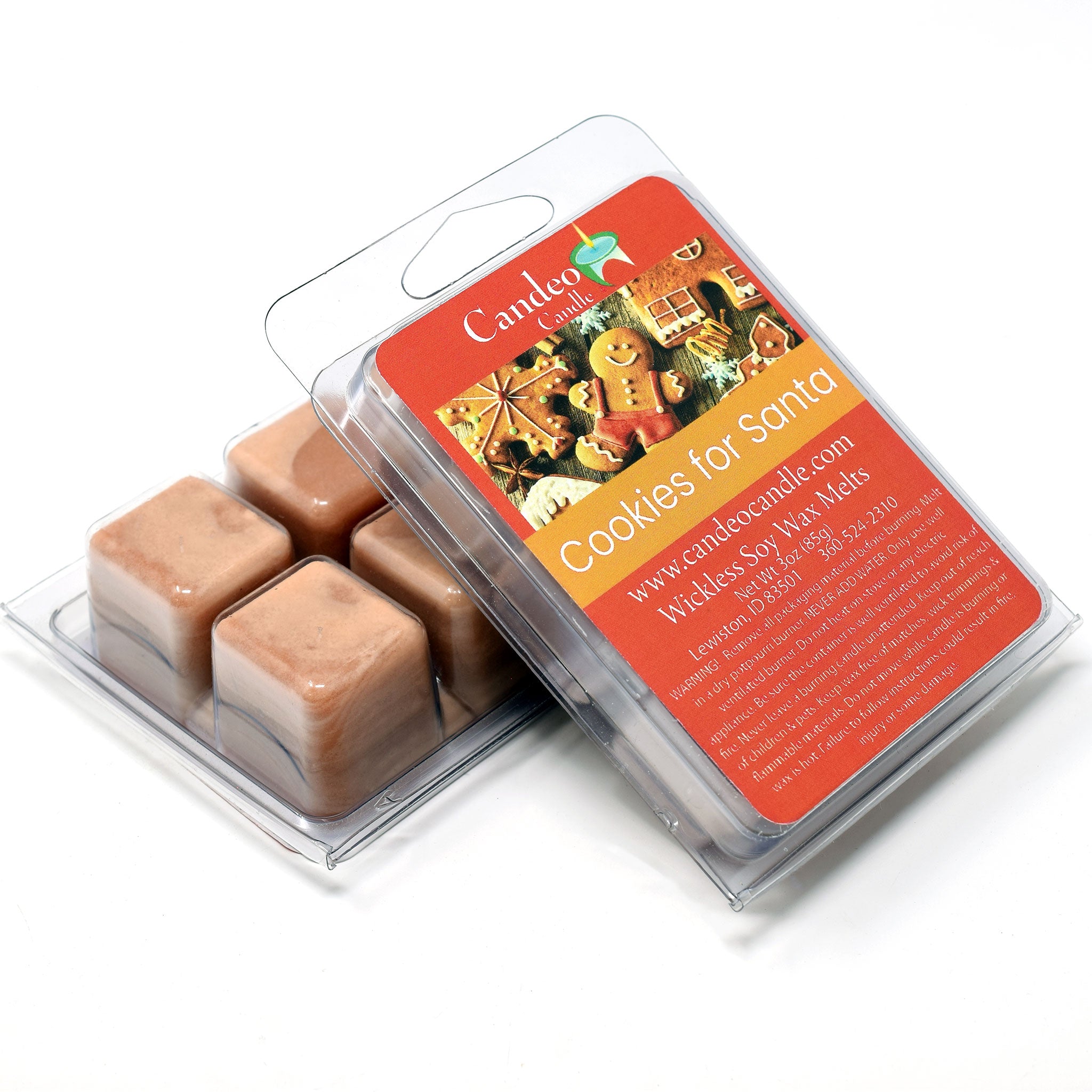 Cookies for Santa, Soy Melt Cubes, 2-Pack