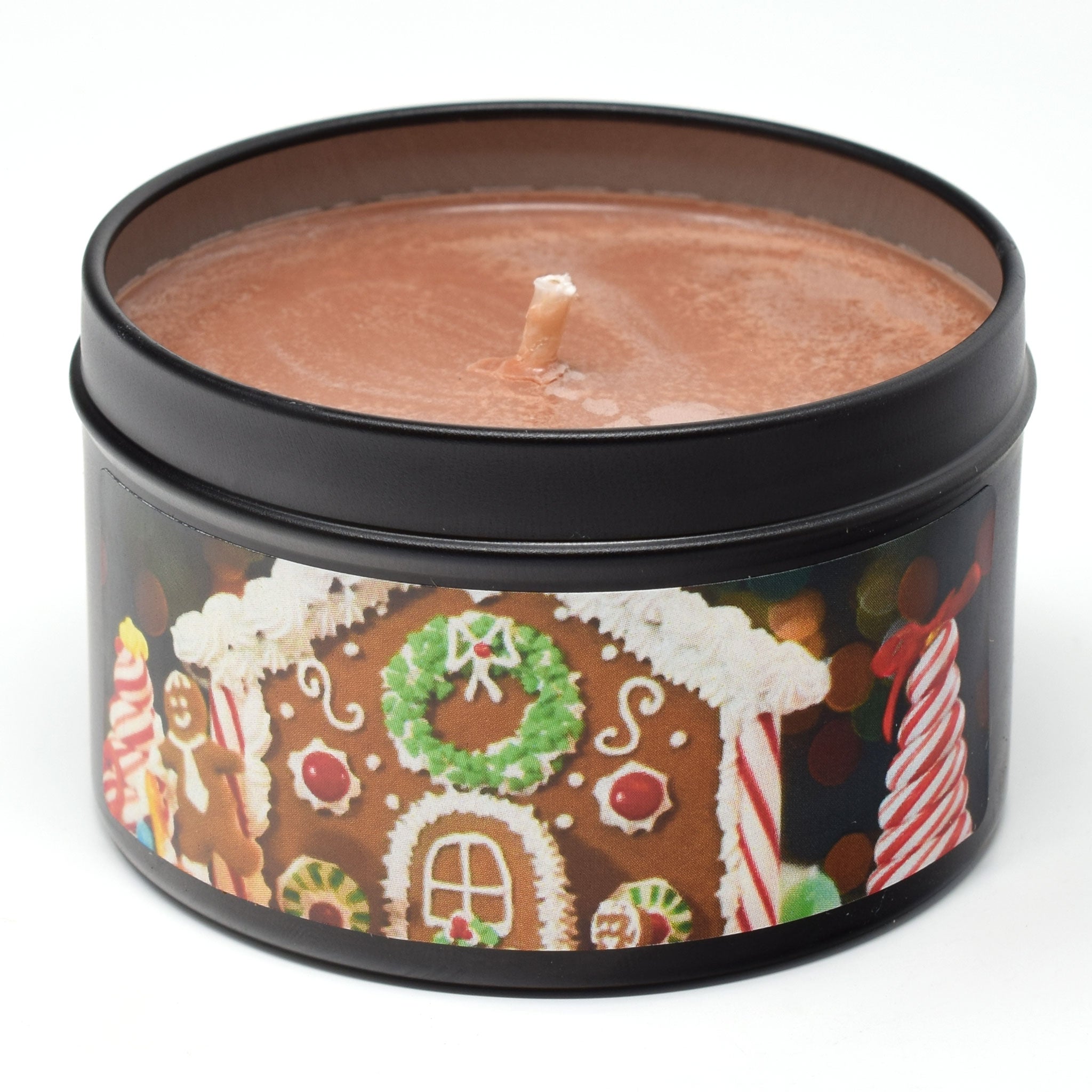 Gingerbread House, 6oz Soy Candle Tin