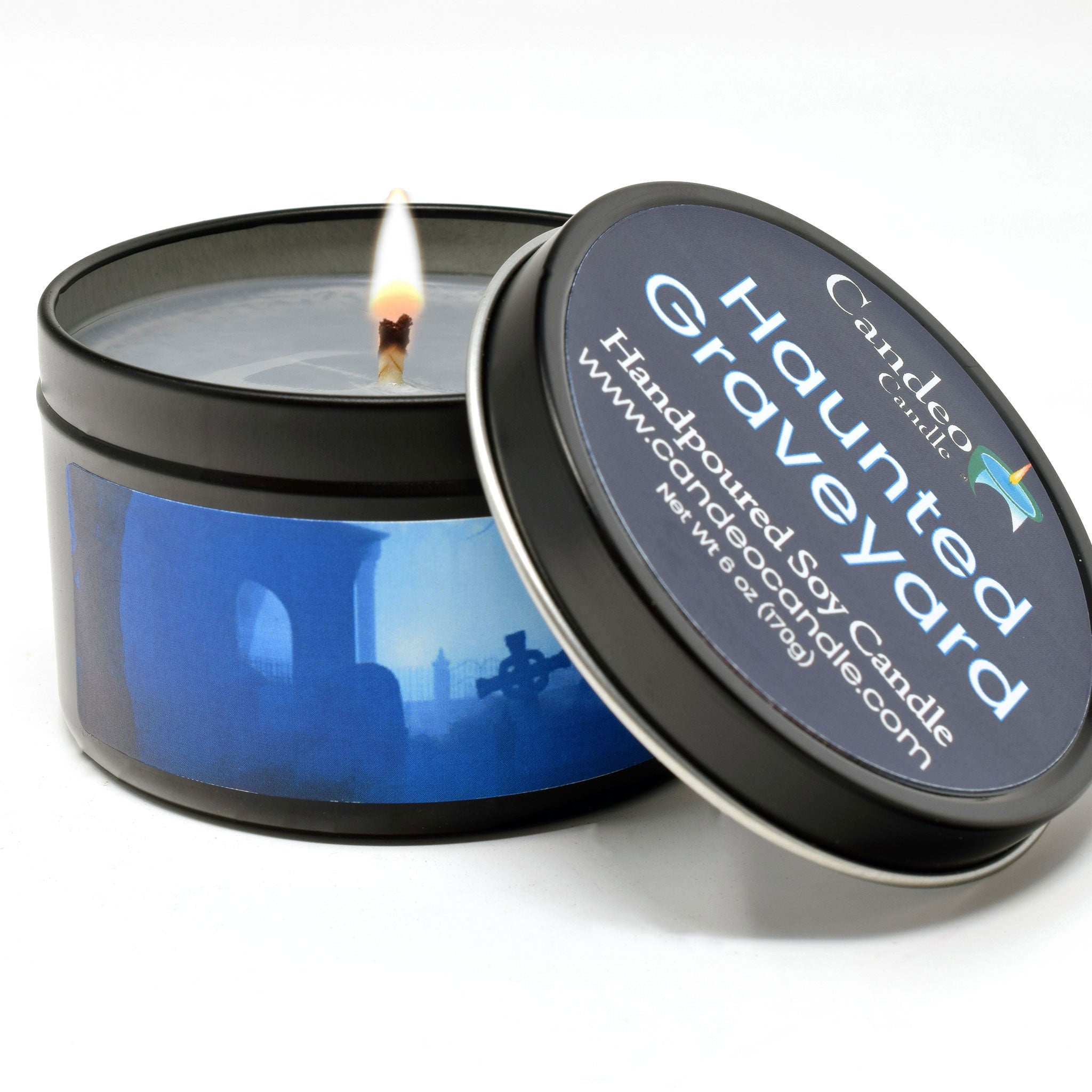 Haunted Graveyard, 6oz Soy Candle Tin
