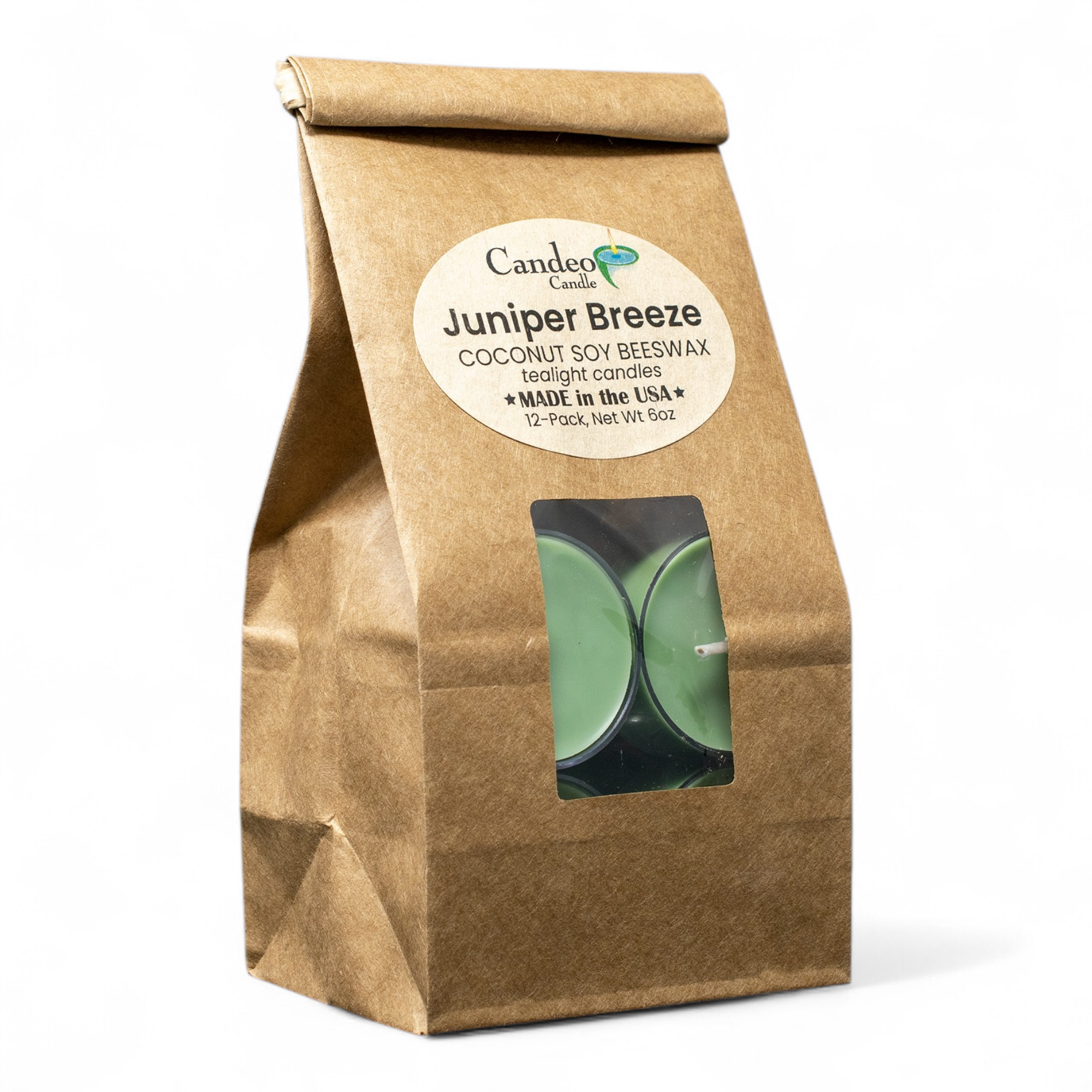 Juniper Breeze, Soy Tea Light 12-Pack