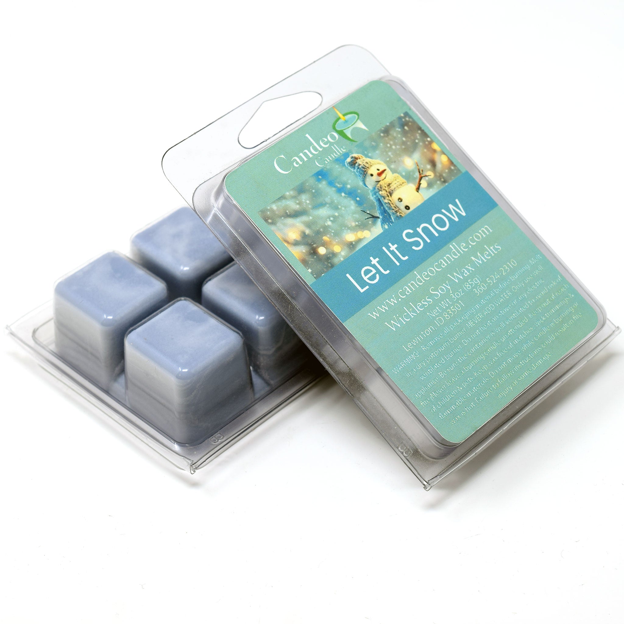 Let It Snow, Soy Melt Cubes, 2-Pack