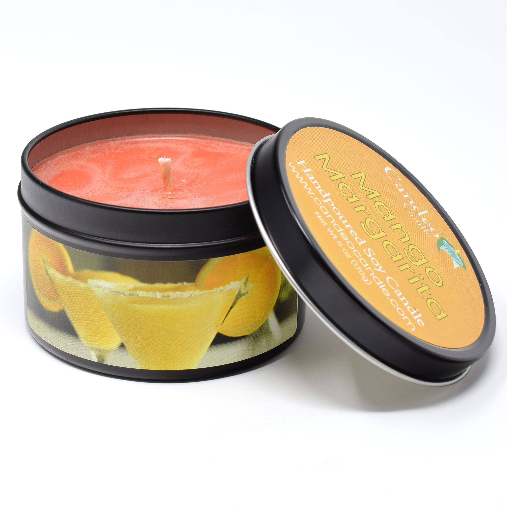 Mango Margarita, 6oz Soy Candle Tin