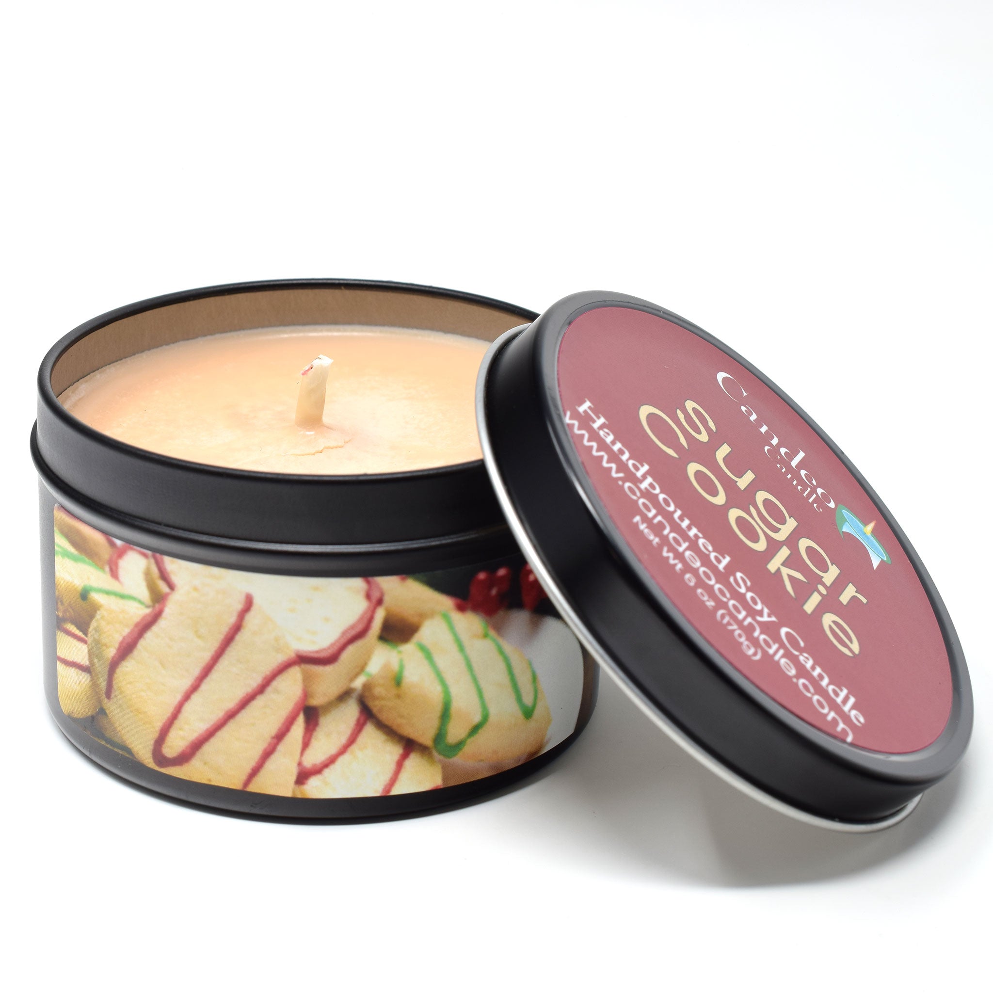 Sugar Cookie, 6oz Soy Candle Tin