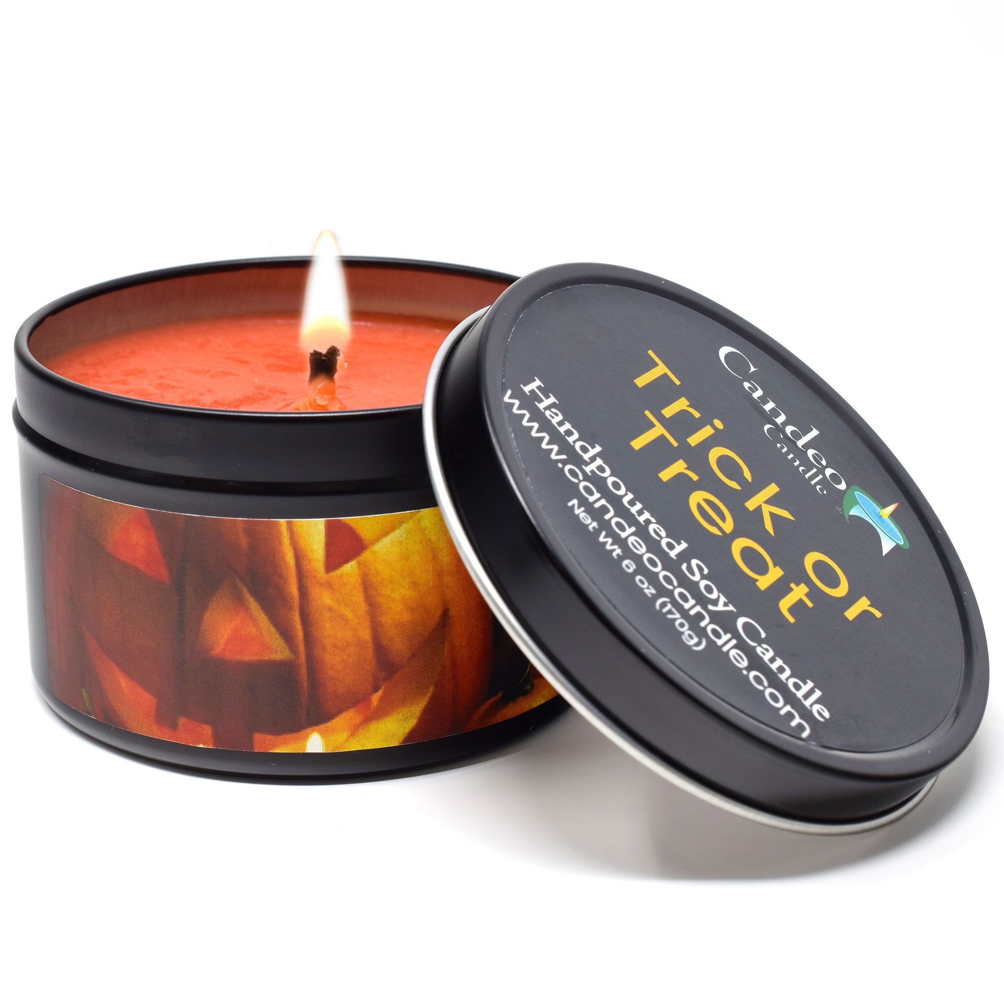 Trick or Treat, 6oz Soy Candle Tin