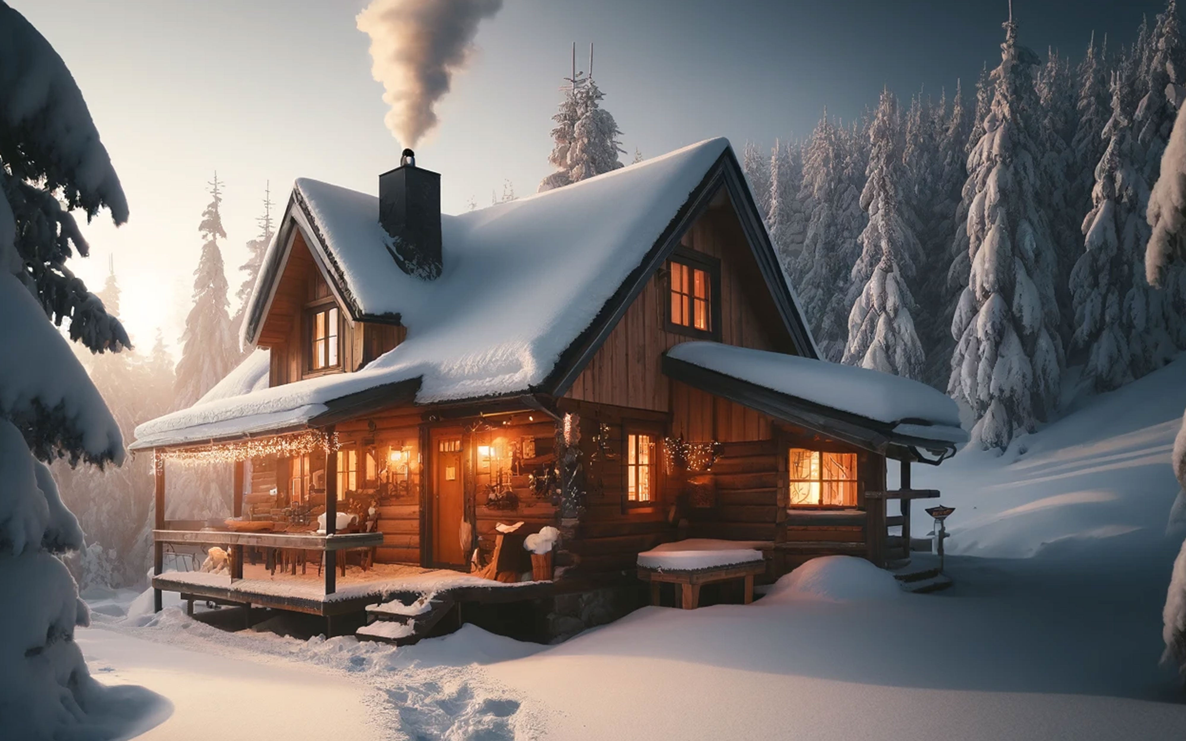 Winter Lodge, 14oz Soy Candle Jar