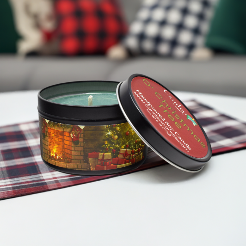 O' Christmas Tree, 6oz Soy Candle Tin