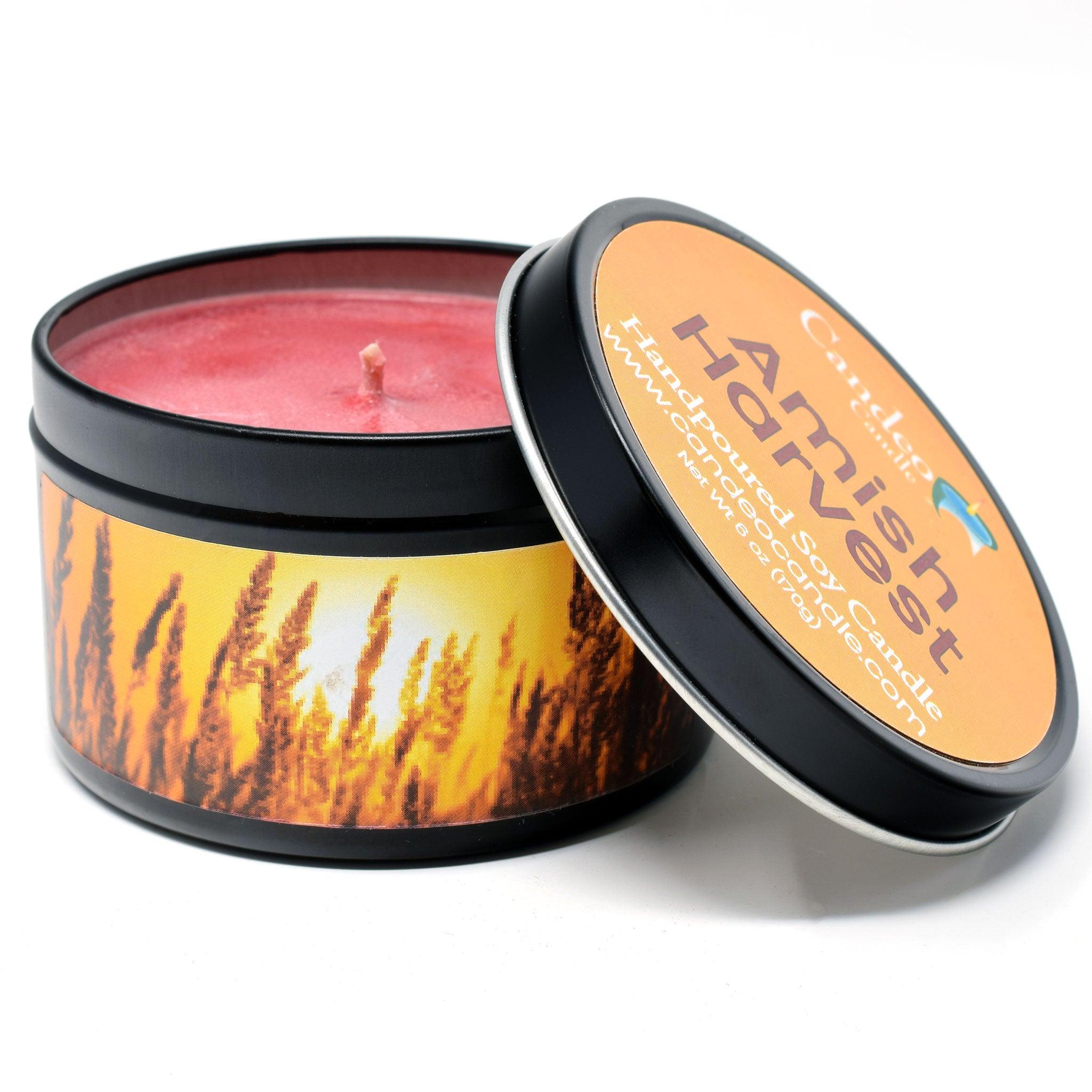 Amish Harvest, 6oz Soy Candle Tin - Candeo Candle