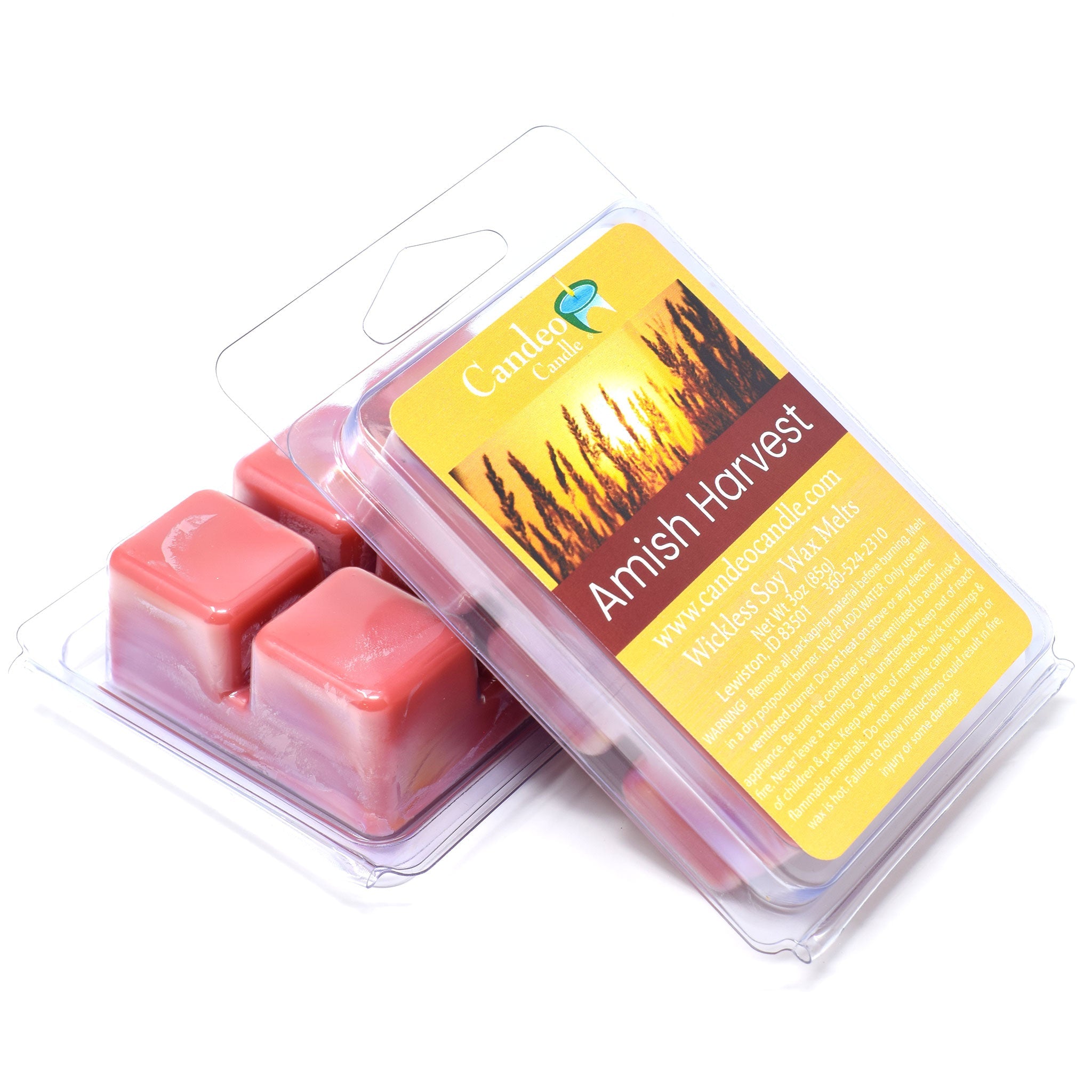 Amish Harvest, Soy Melt Cubes, 2-Pack - Candeo Candle