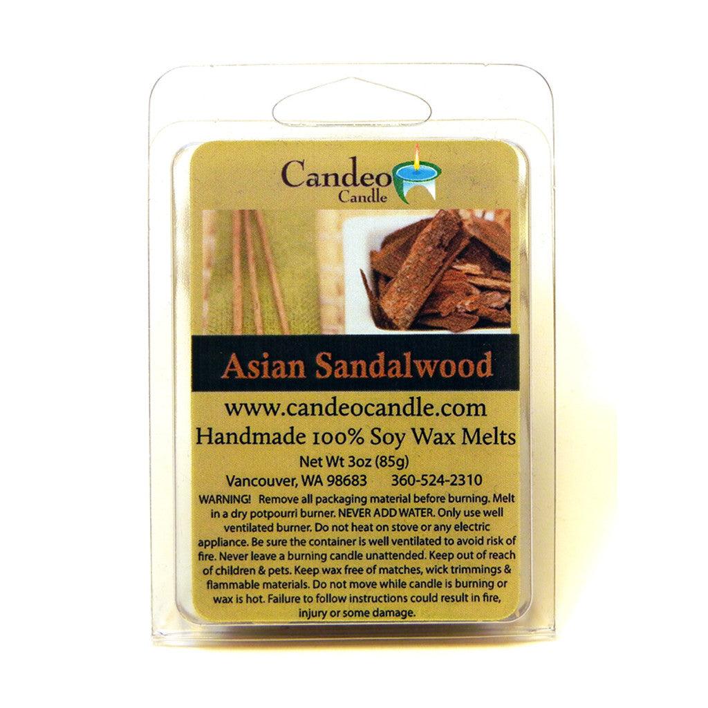 Asian Sandalwood, Soy Melt Cubes, 2-Pack - Candeo Candle