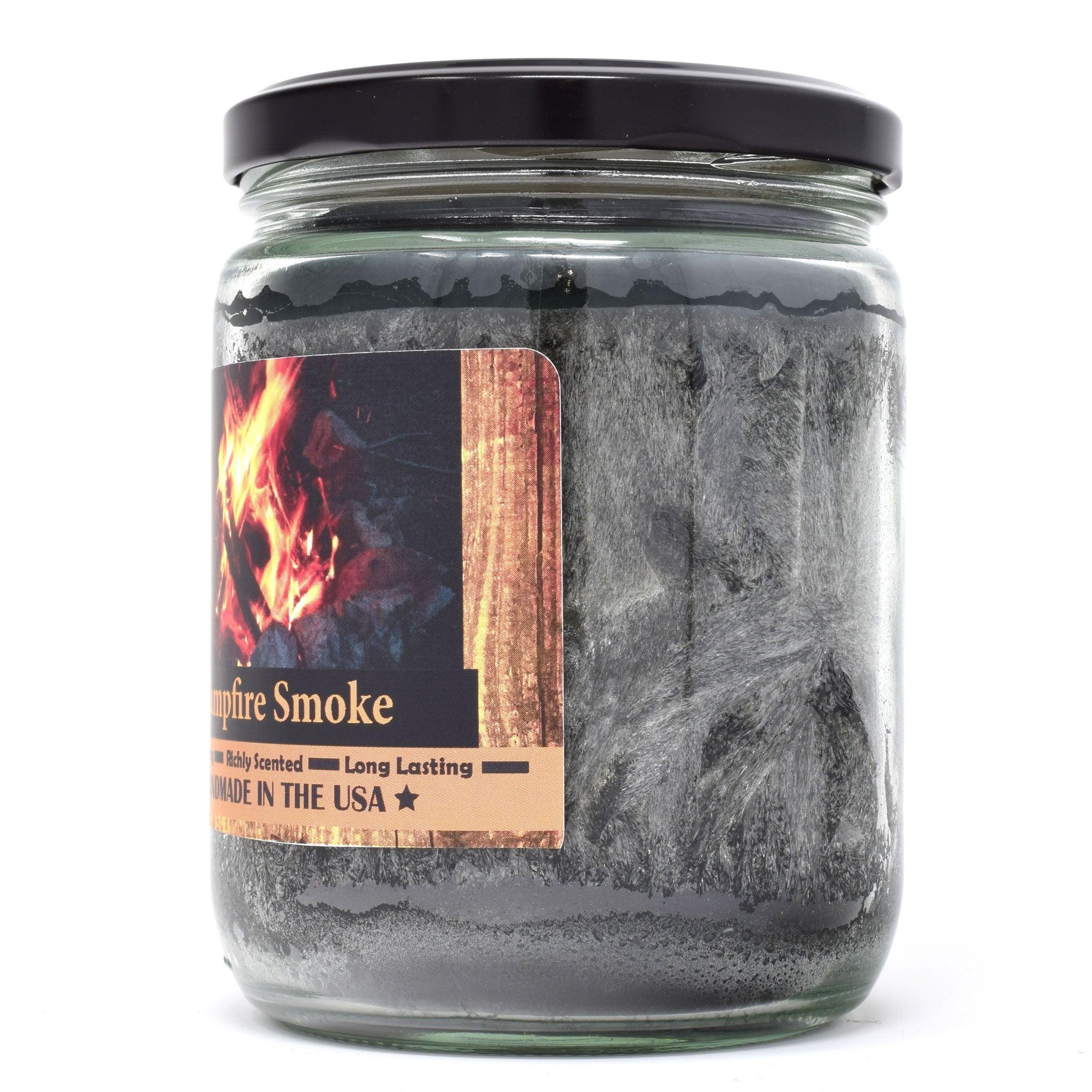 Campfire Smoke, 14oz Candle Jar - Candeo Candle
