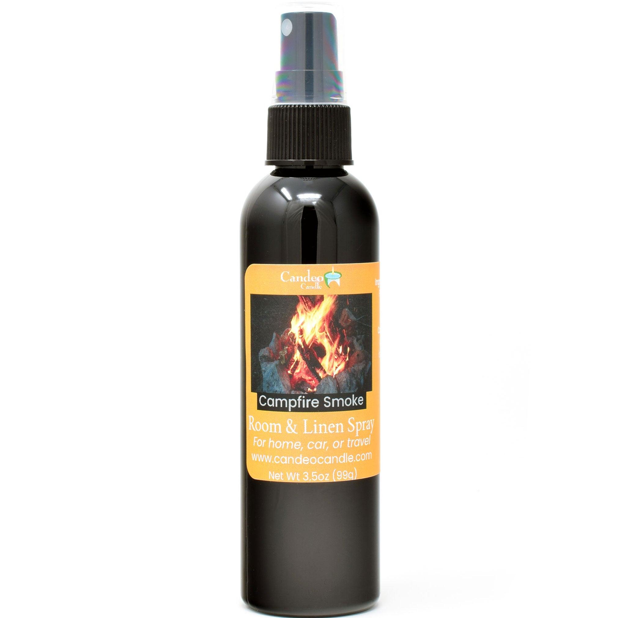 Campfire Smoke, 3.5 oz Room Spray - Candeo Candle