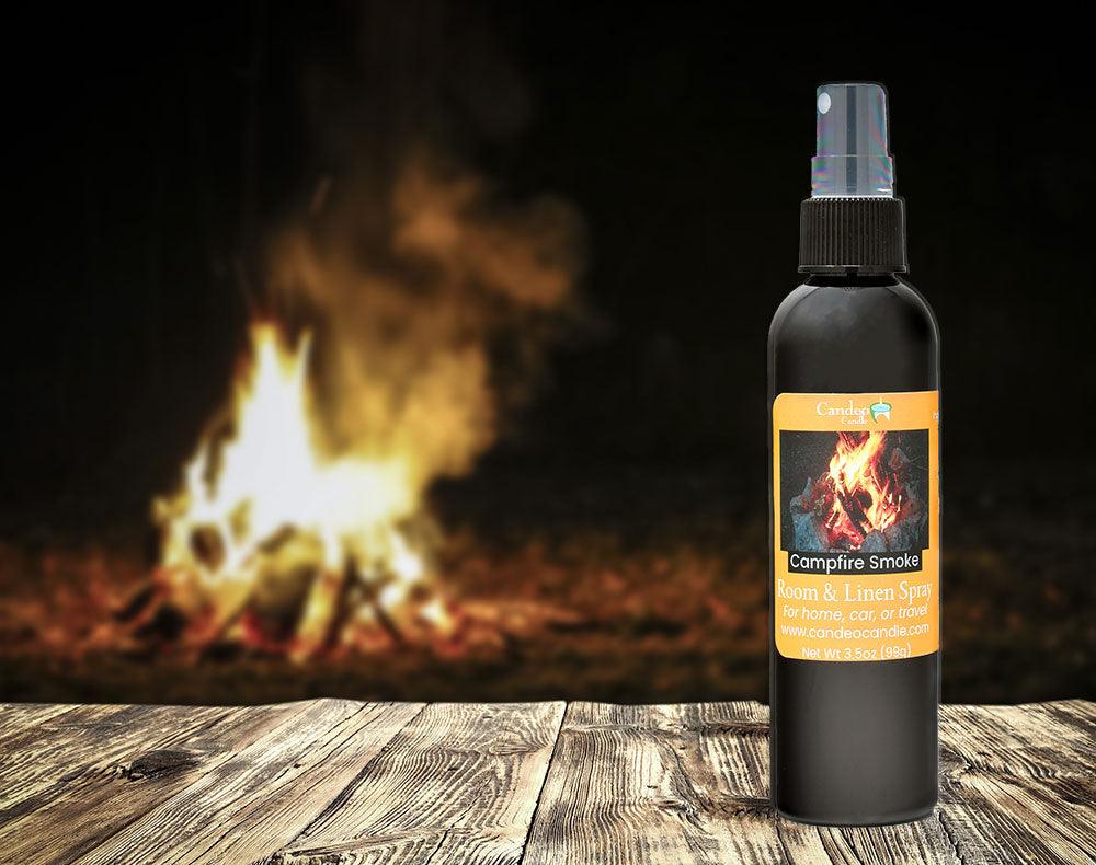 Campfire Smoke, 3.5 oz Room Spray - Candeo Candle