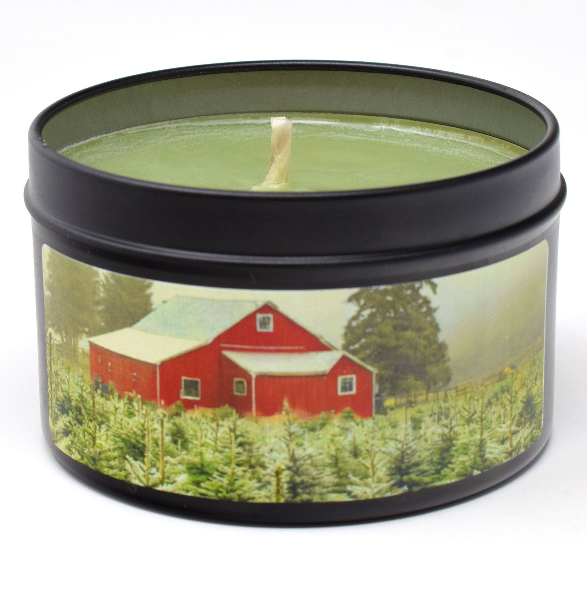 Christmas Tree Farm, 6oz Soy Candle Tin - Candeo Candle