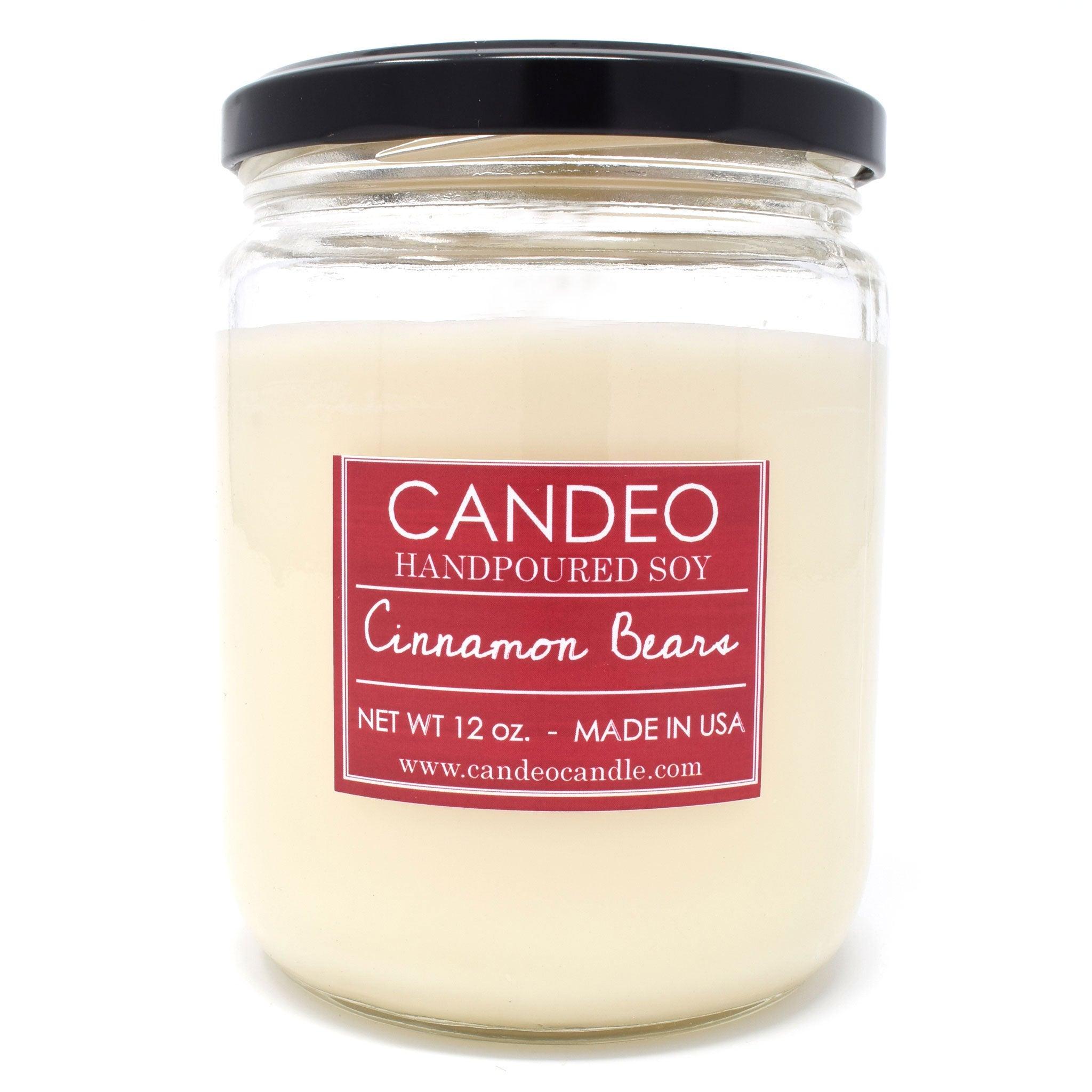 Cinnamon Bears, 14oz Soy Candle Jar - Candeo Candle