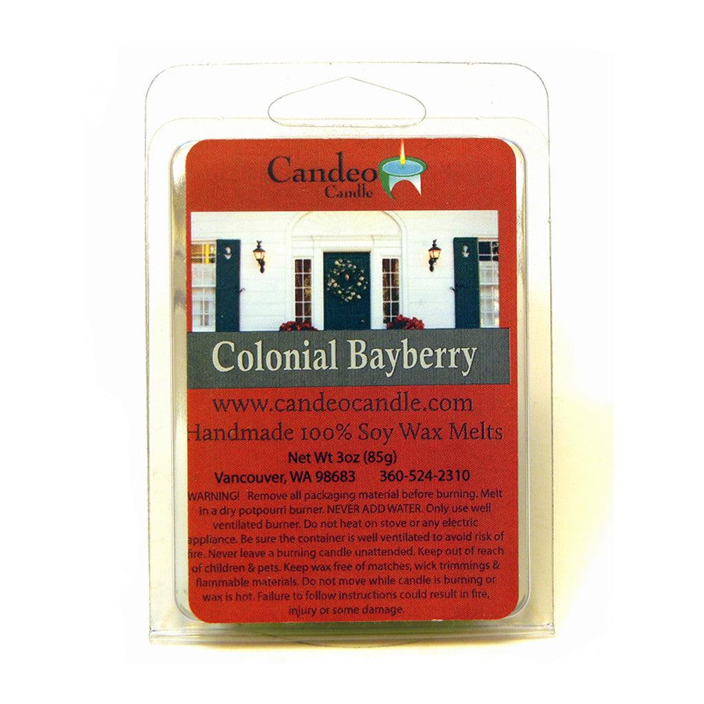 Colonial Bayberry, Soy Melt Cubes, 2-Pack - Candeo Candle