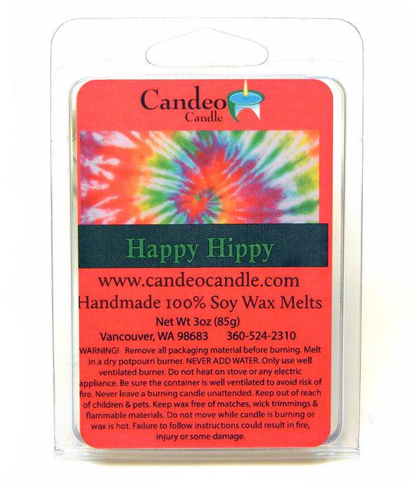 Happy Hippy, Soy Melt Cubes, 2-Pack - Candeo Candle
