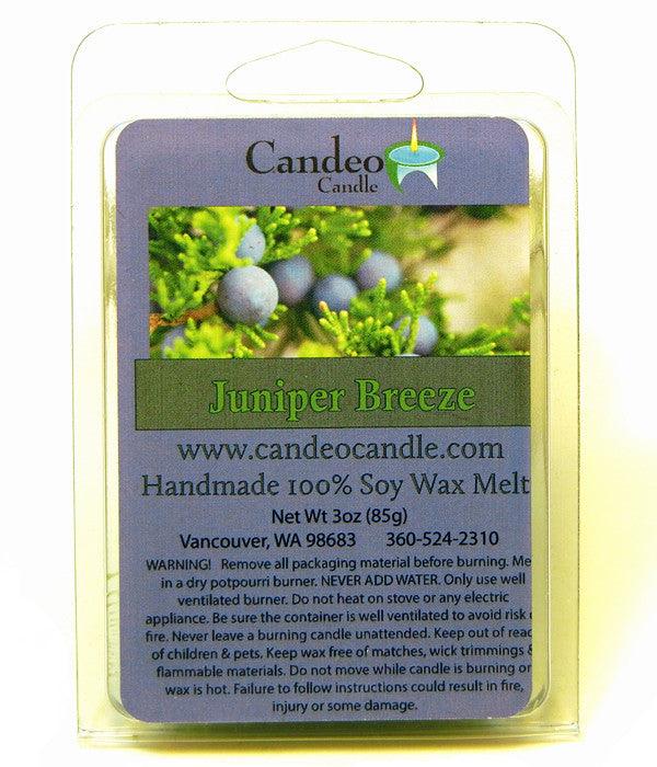 Juniper Breeze, Soy Melt Cubes, 2-Pack - Candeo Candle