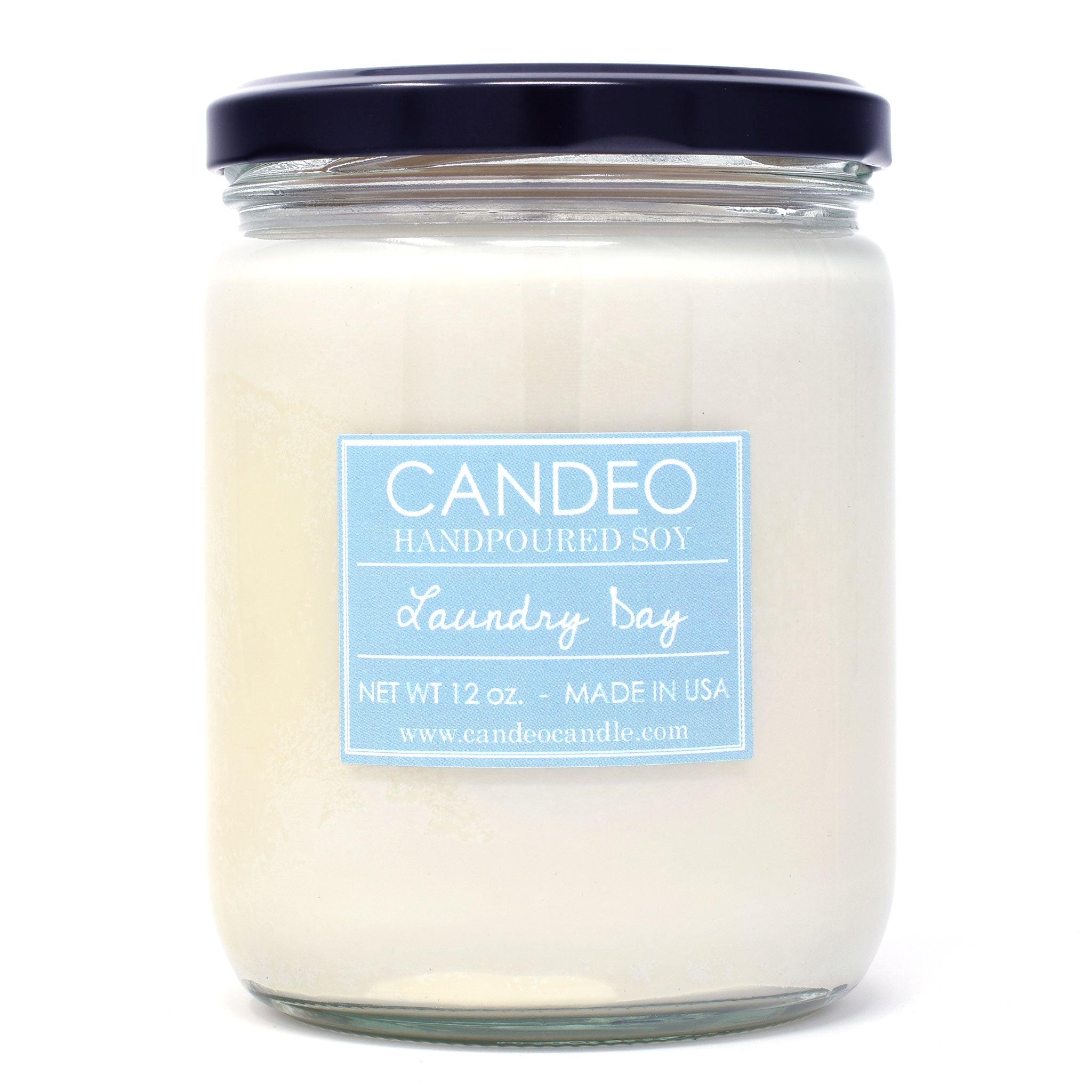 Laundry Day, 14oz Soy Candle Jar - Candeo Candle