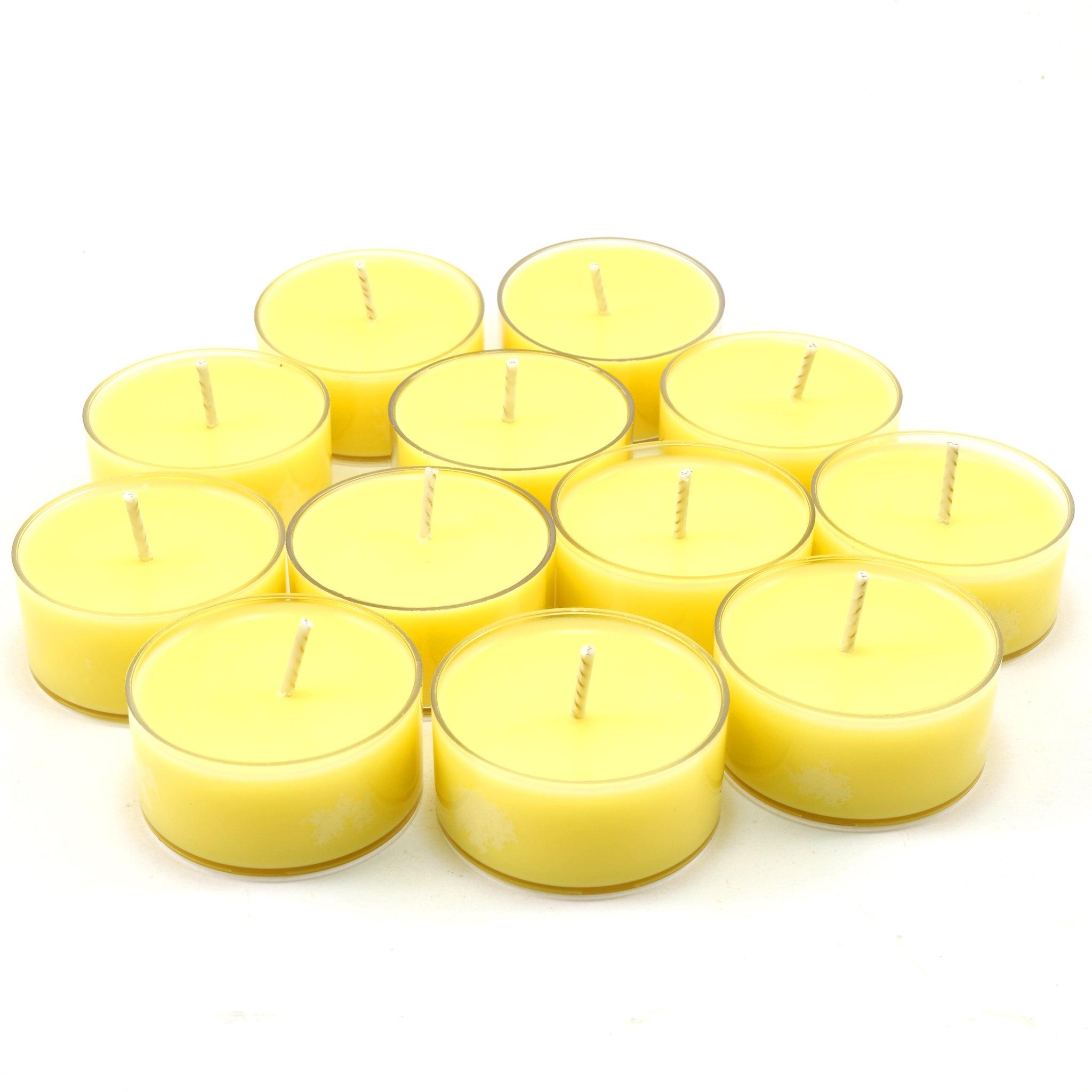 Lemon Verbena, Soy Tea Light 12-Pack - Candeo Candle