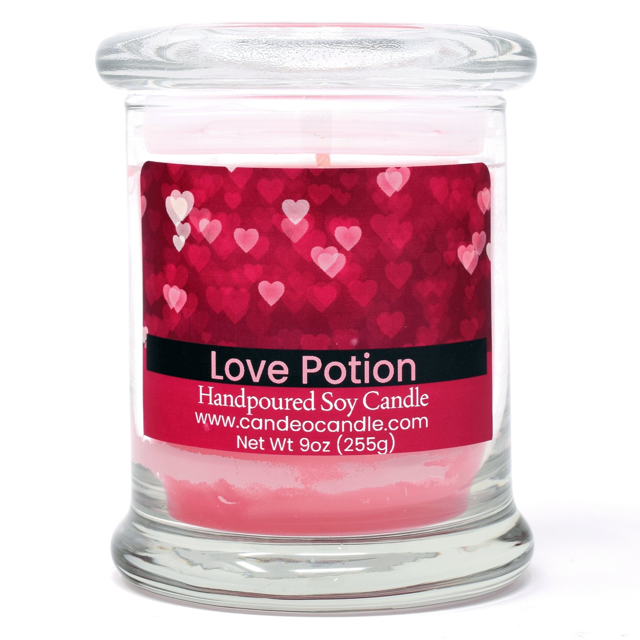 Love Potion, 9oz Soy Candle Jar - Candeo Candle
