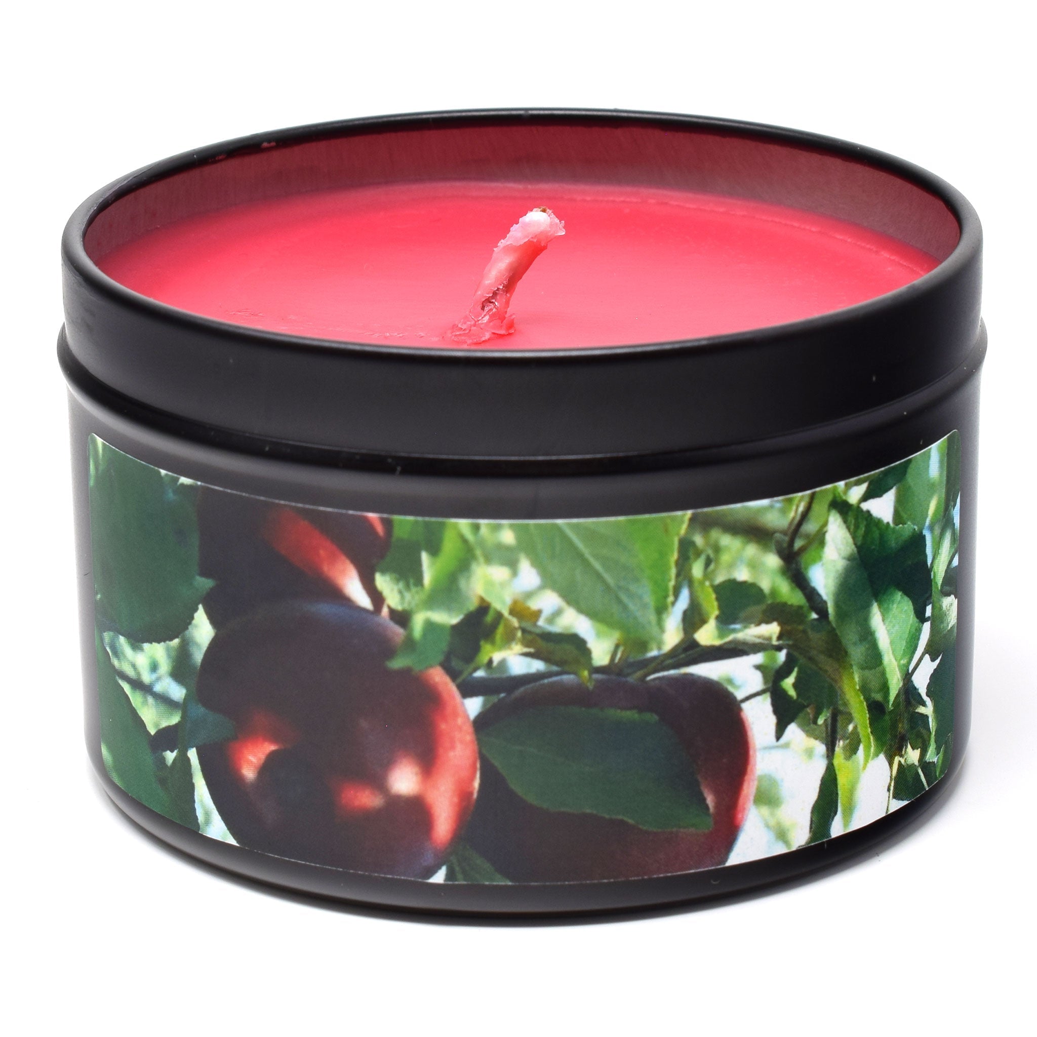 Macintosh Apple, 6oz Soy Candle Tin - Candeo Candle