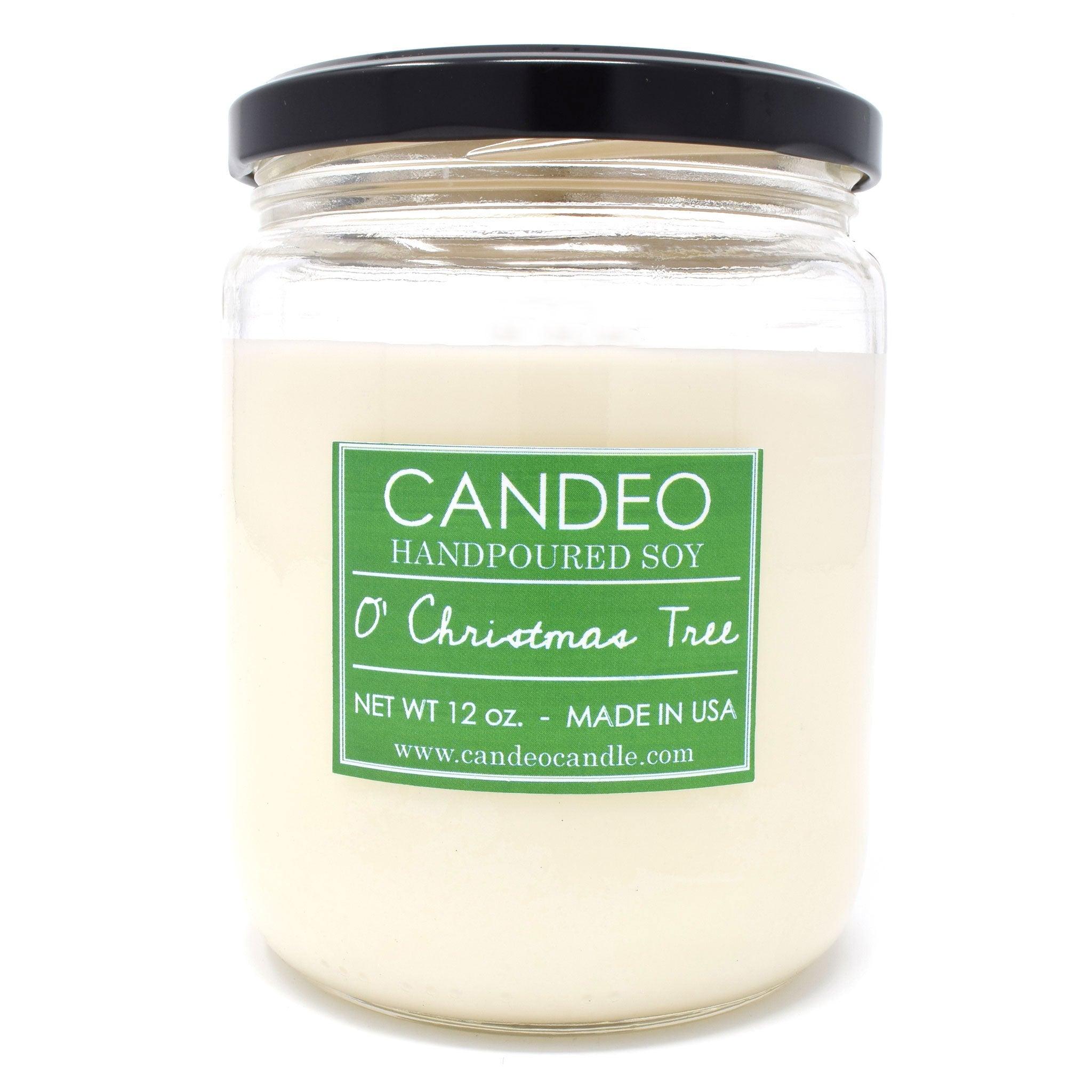 O' Christmas Tree, 14oz Soy Candle Jar - Candeo Candle