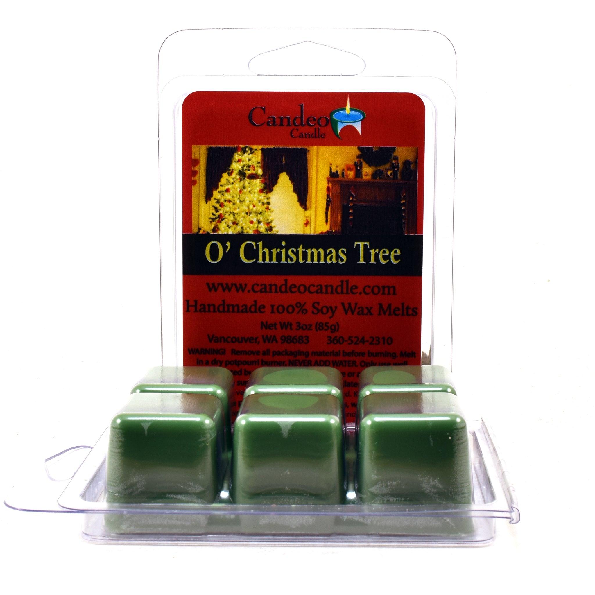 O' Christmas Tree, Soy Melt Cubes, 2-Pack - Candeo Candle