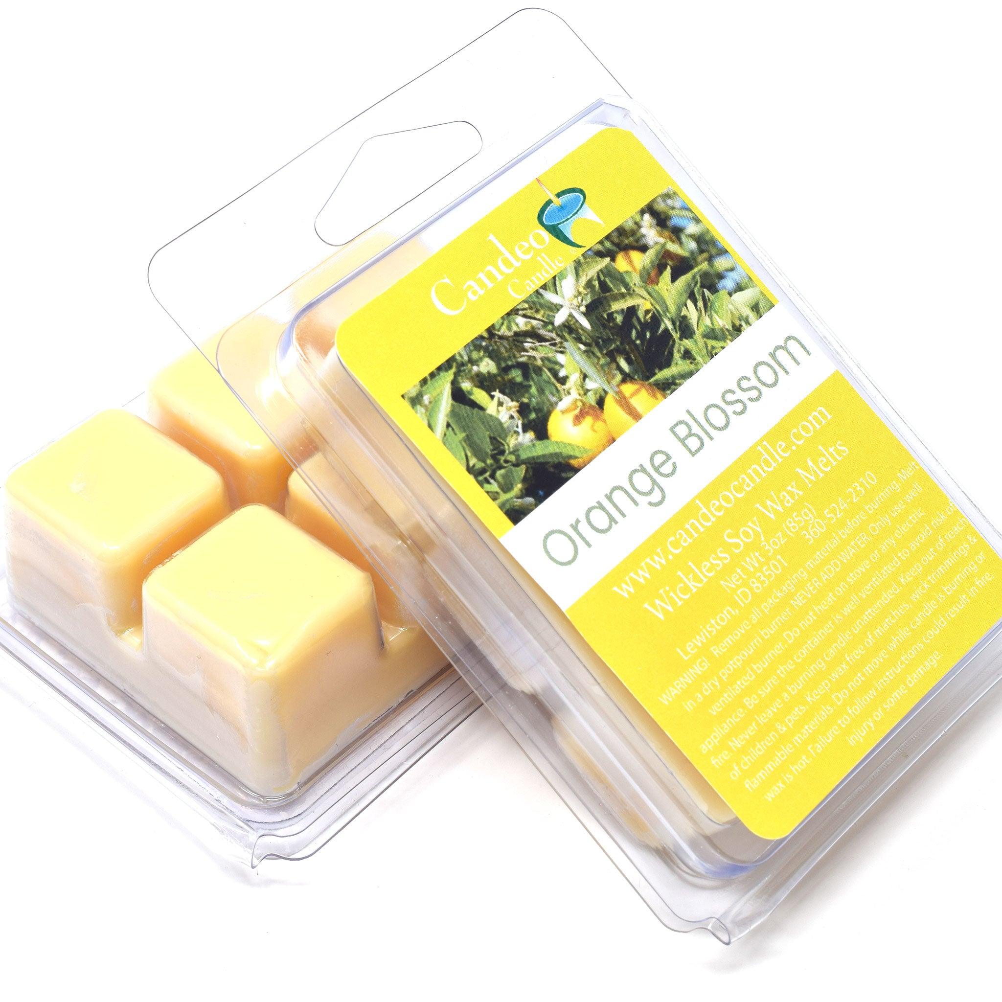 Orange Blossom, Soy Melt Cubes, 2-Pack - Candeo Candle