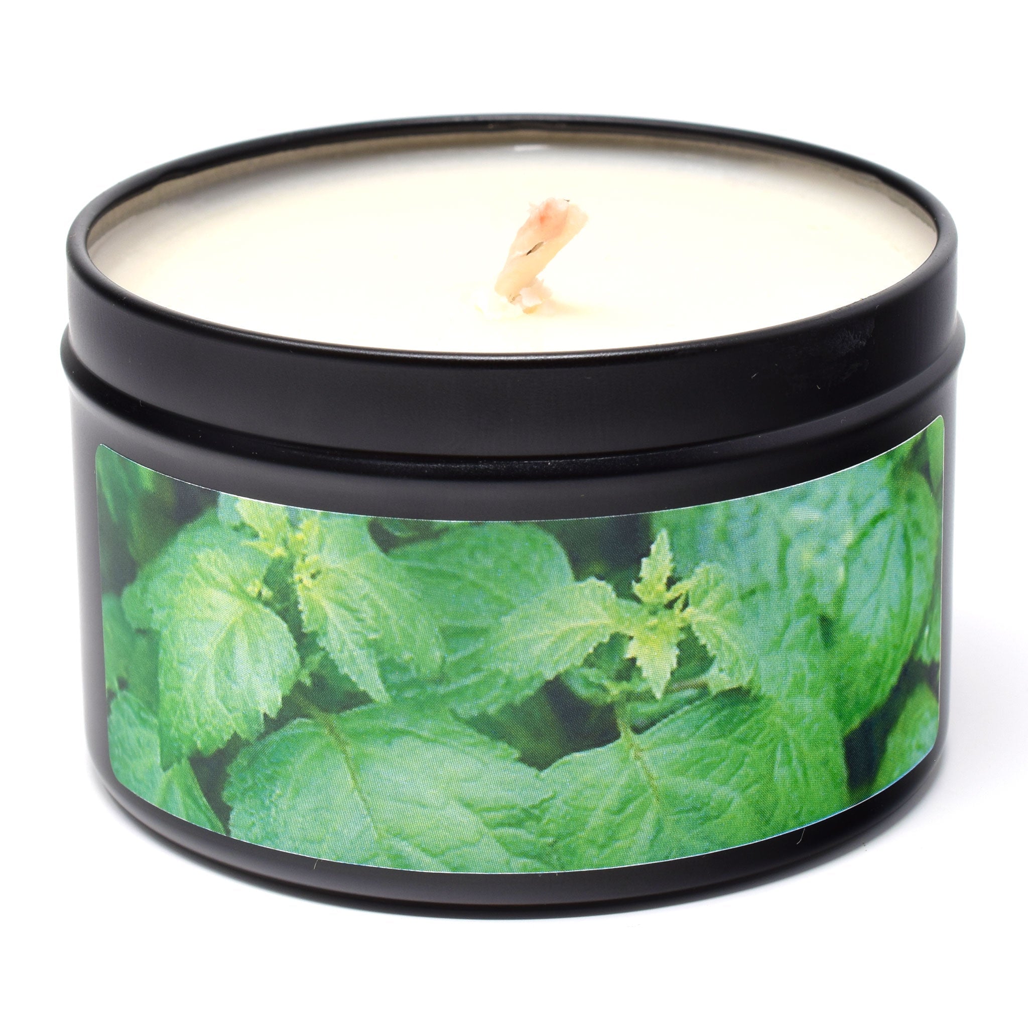 Patchouli Essential Oil, 6oz Soy Candle Tin - Candeo Candle