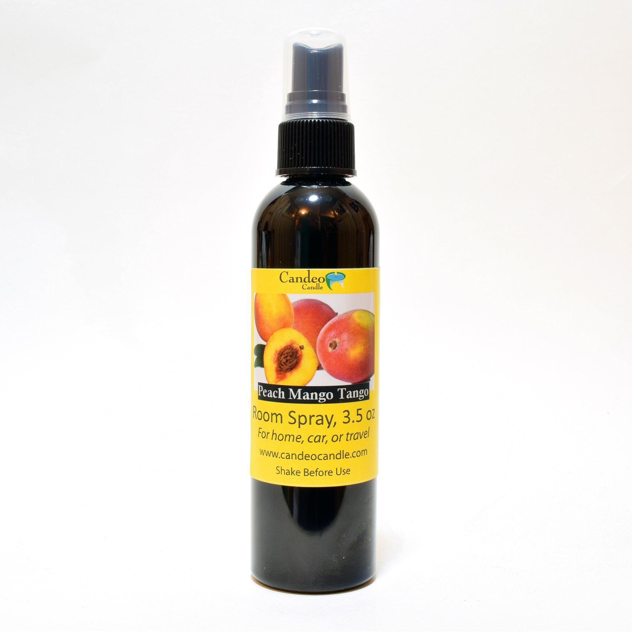 Peach Mango Tango, 3.5 oz Room Spray - Candeo Candle