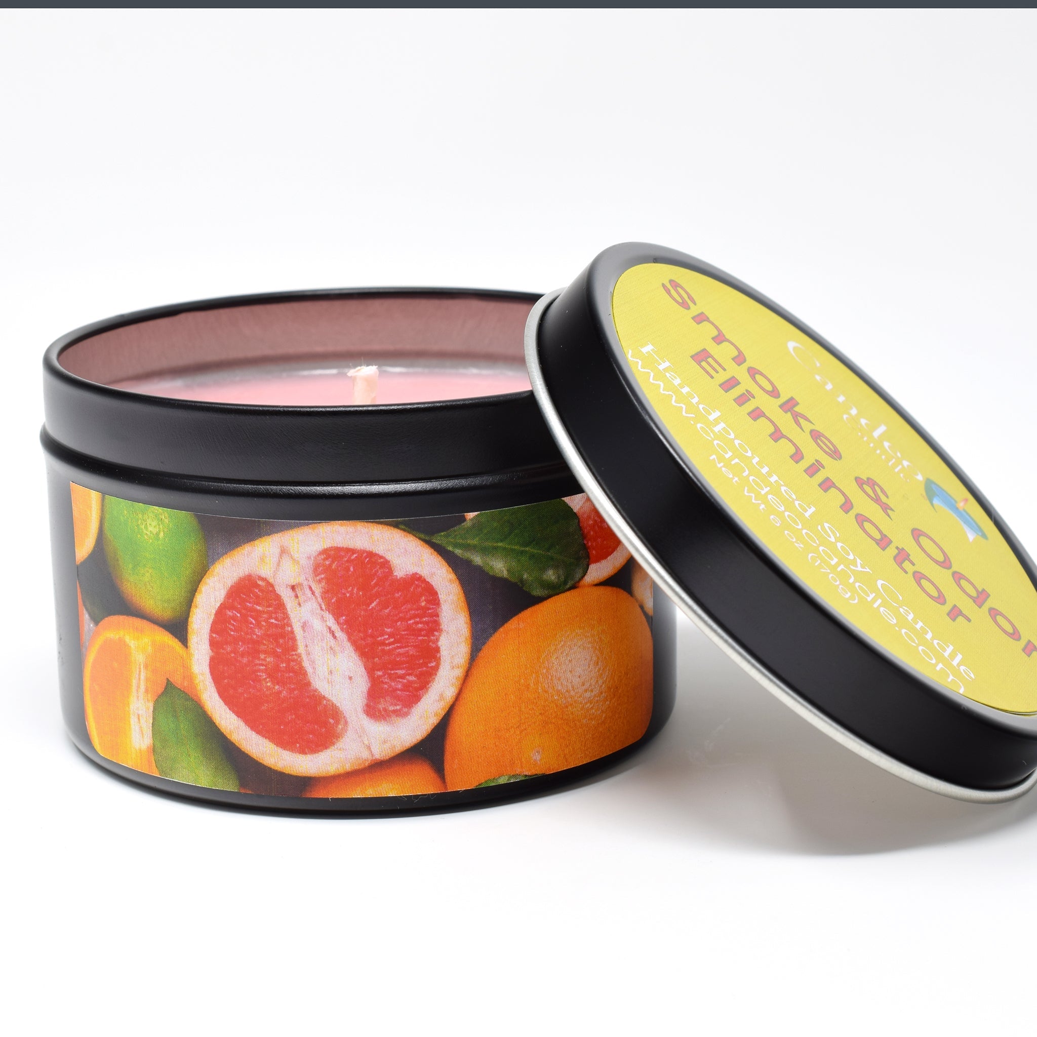 Smoke & Odor Eliminator, 6oz Soy Candle Tin - Candeo Candle