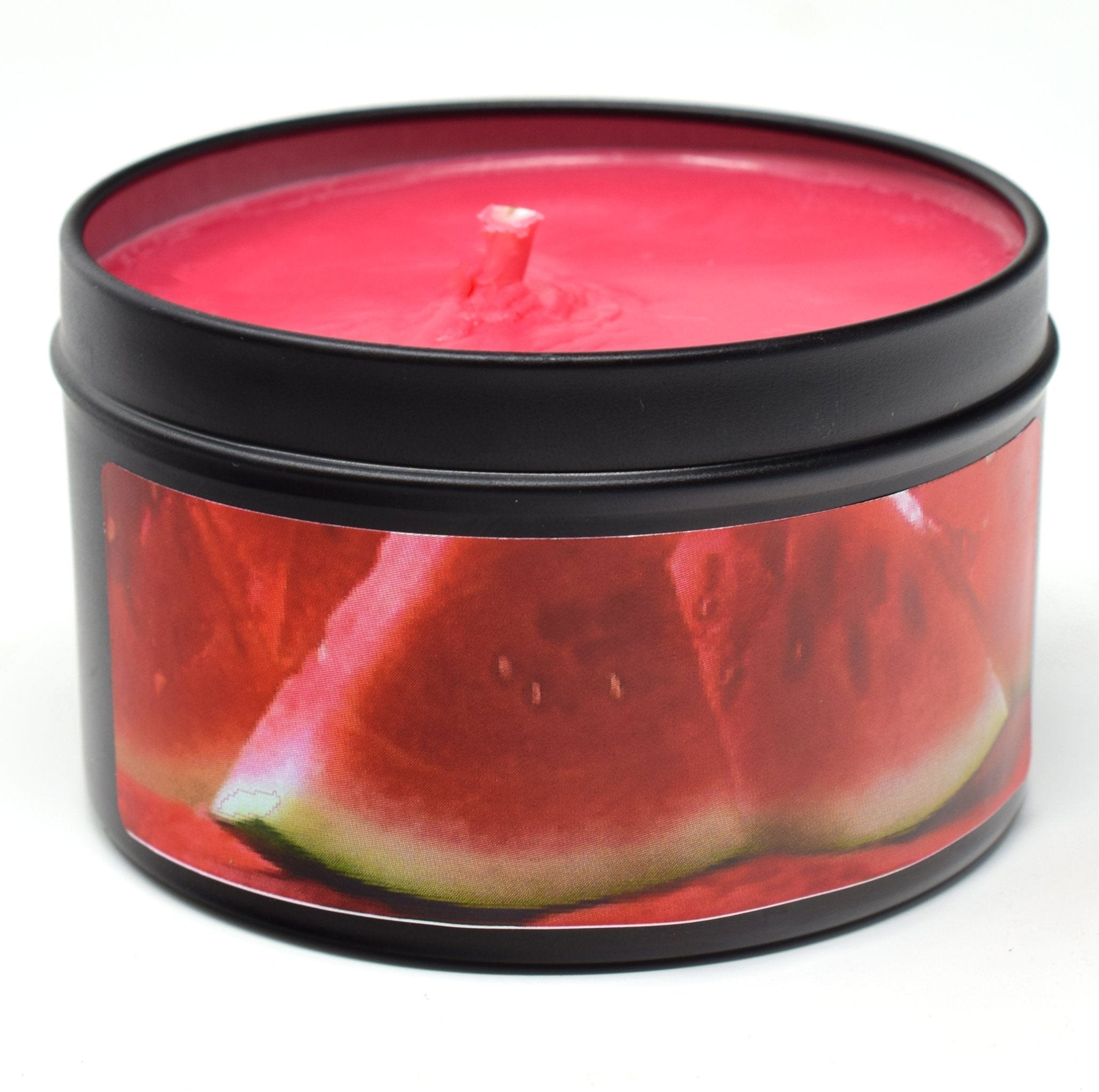 Southern Watermelon, 6oz Soy Candle Tin - Candeo Candle