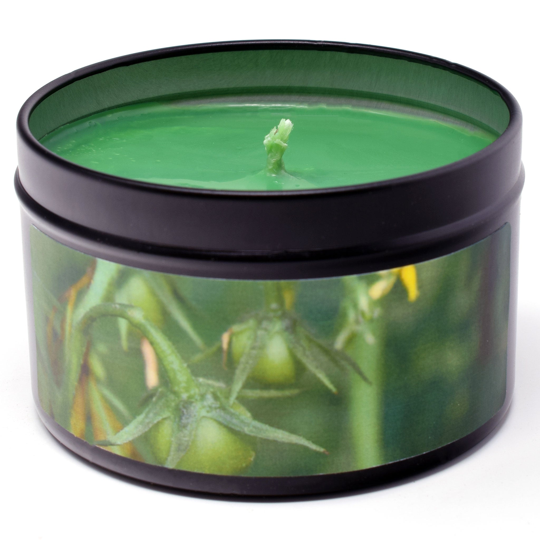 Tomato Vine, 6oz Soy Candle Tin - Candeo Candle