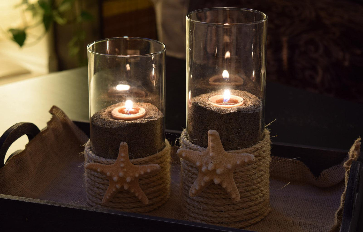 DIY Beach Inspired Starfish Tea Light Candle Holders - Candeo Candle