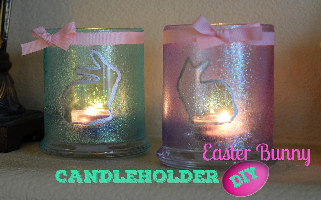Easter Bunny Soy Tea Light Candle Holder DIY Project - Candeo Candle