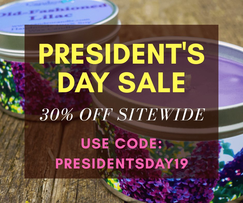 President's Day Sale Starts Now! - Candeo Candle