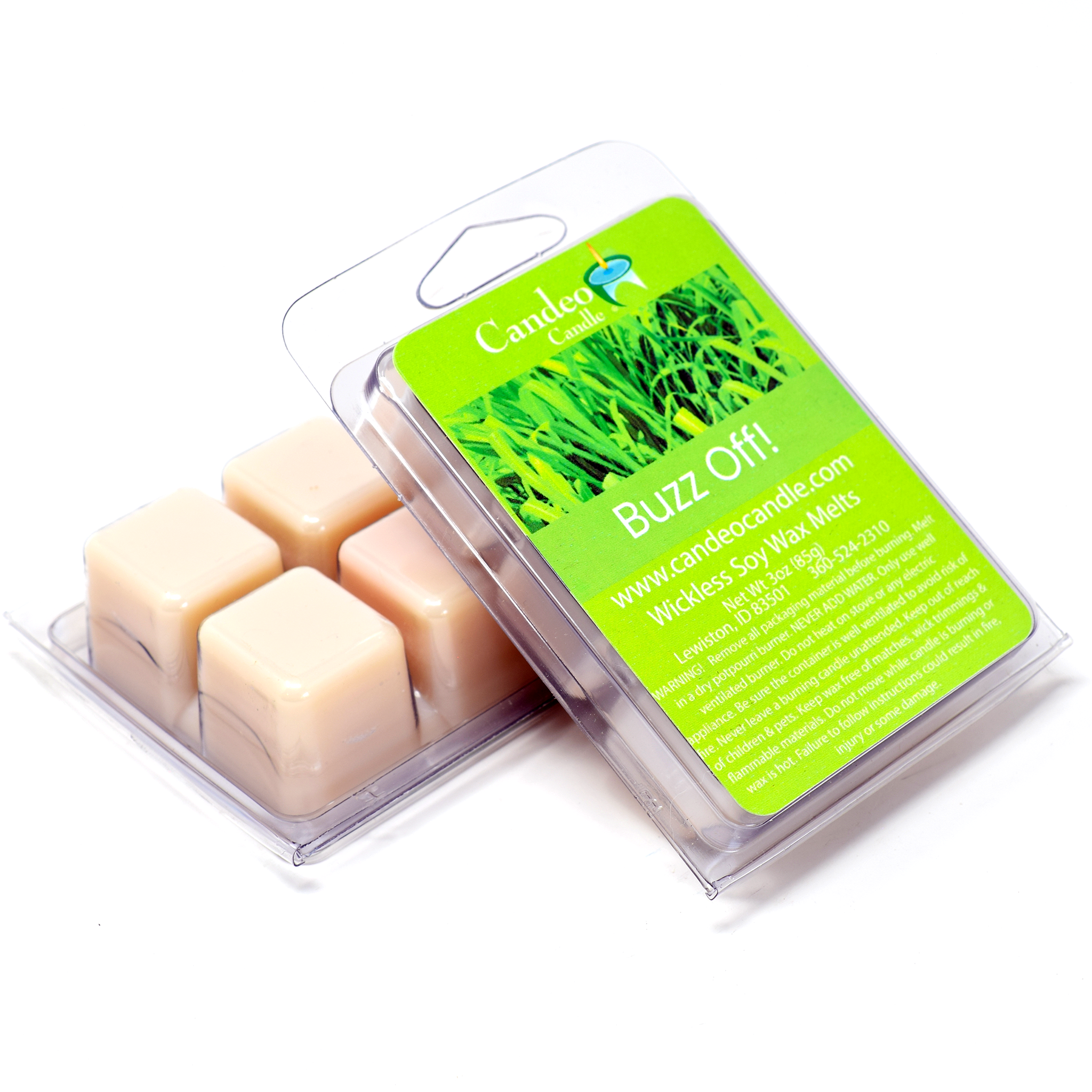 Buzz Off Essential Oil Blend, Soy Melt Cubes, 2-Pack