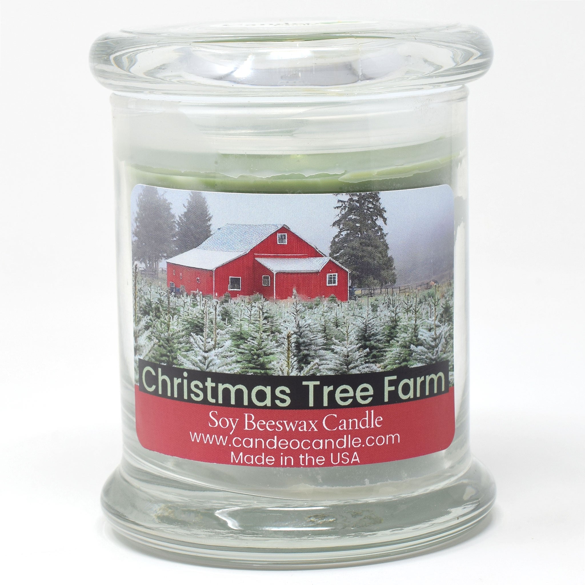Christmas Tree Farm, 9oz Soy Candle Jar