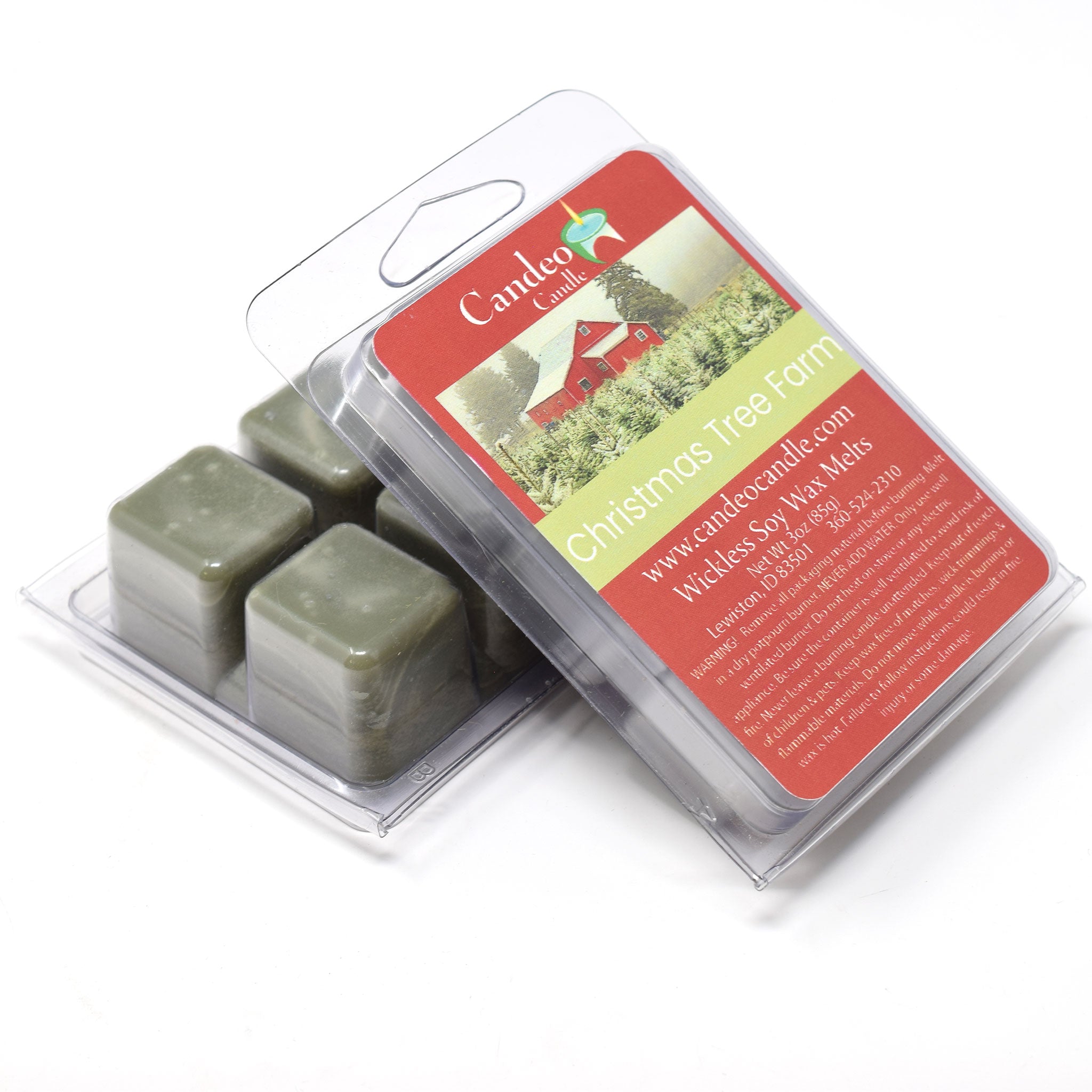 Christmas Tree Farm, Soy Melt Cubes, 2-Pack