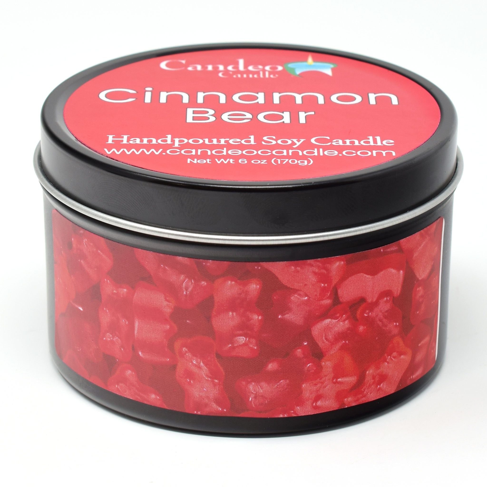Cinnamon Bears, 6oz Soy Candle Tin
