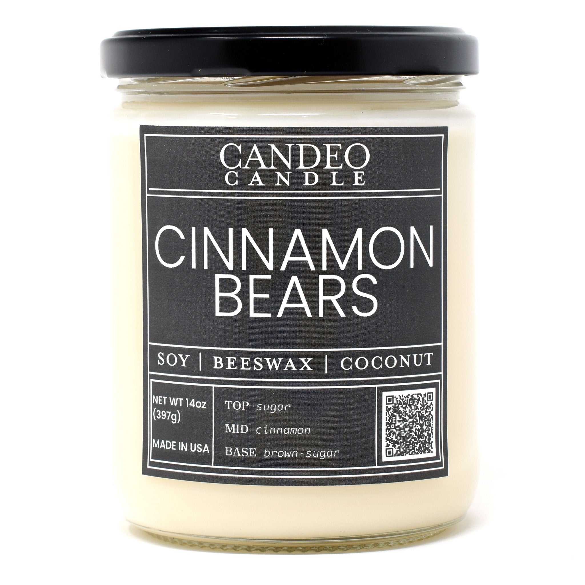 Cinnamon Bears, 14oz Soy Candle Jar