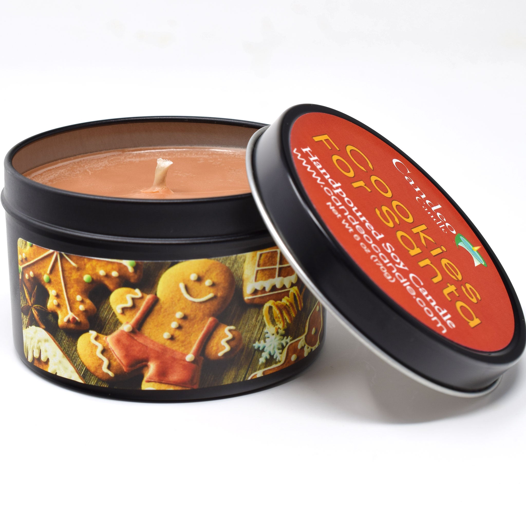 Cookies for Santa, 6oz Soy Candle Tin