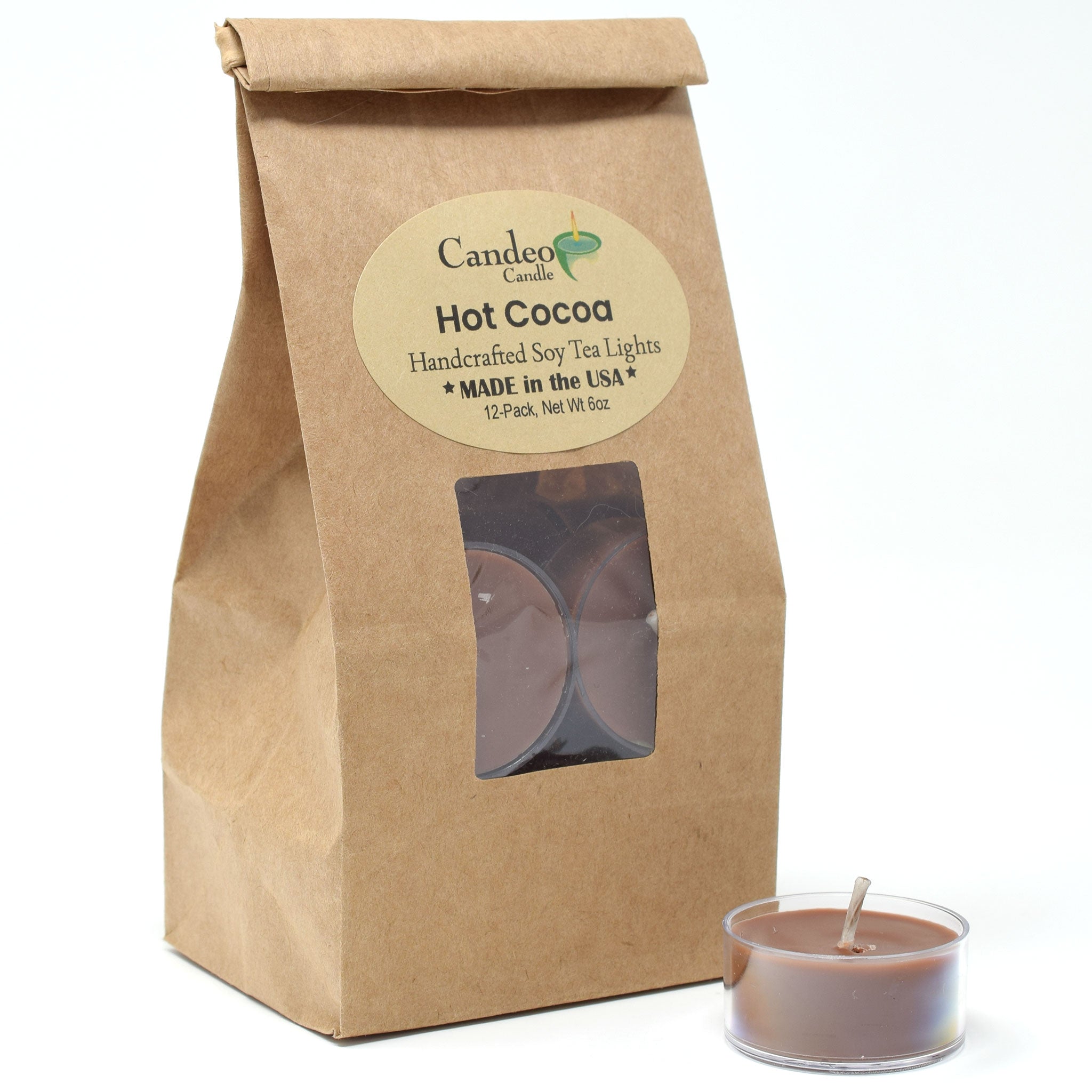 Hot Cocoa, Soy Tea Light 12-Pack