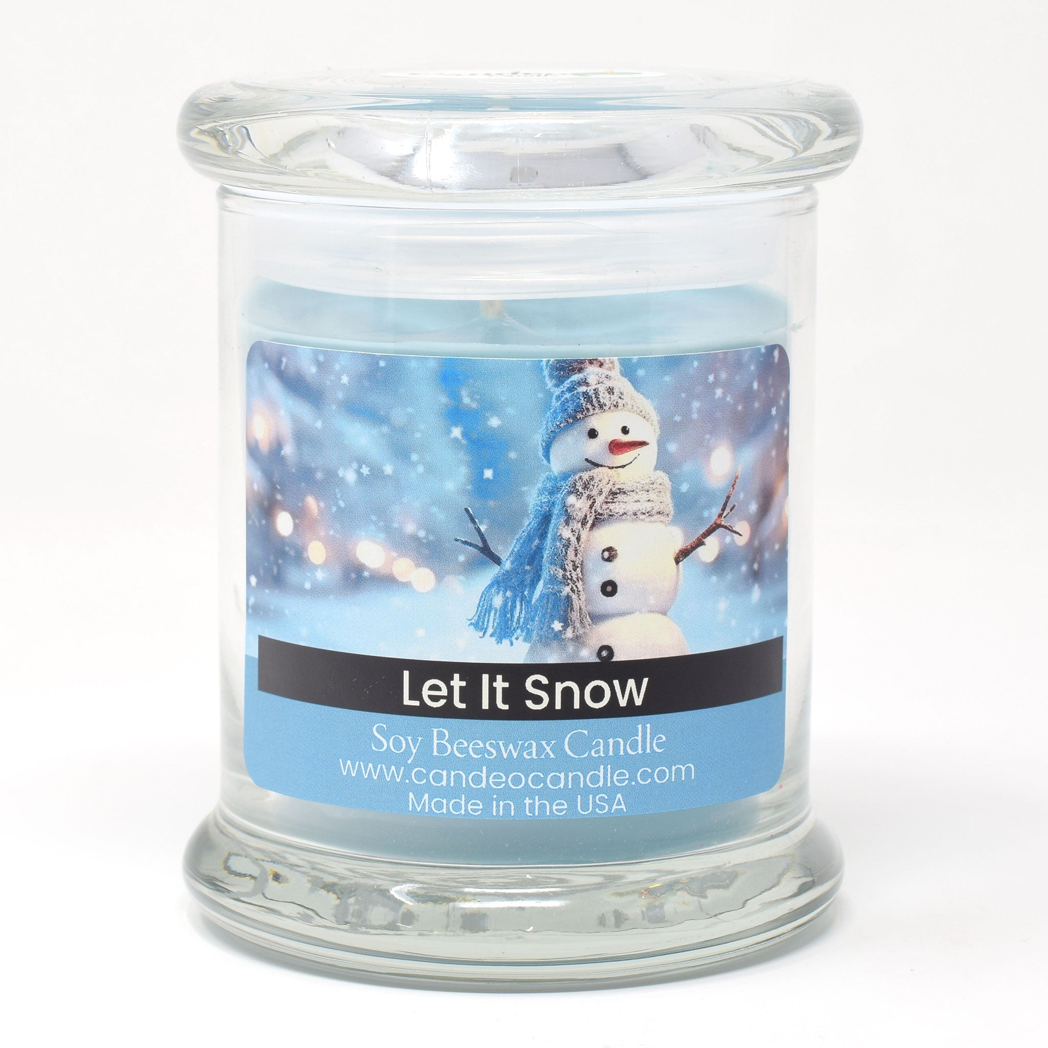 Let It Snow, 9oz Soy Candle Jar