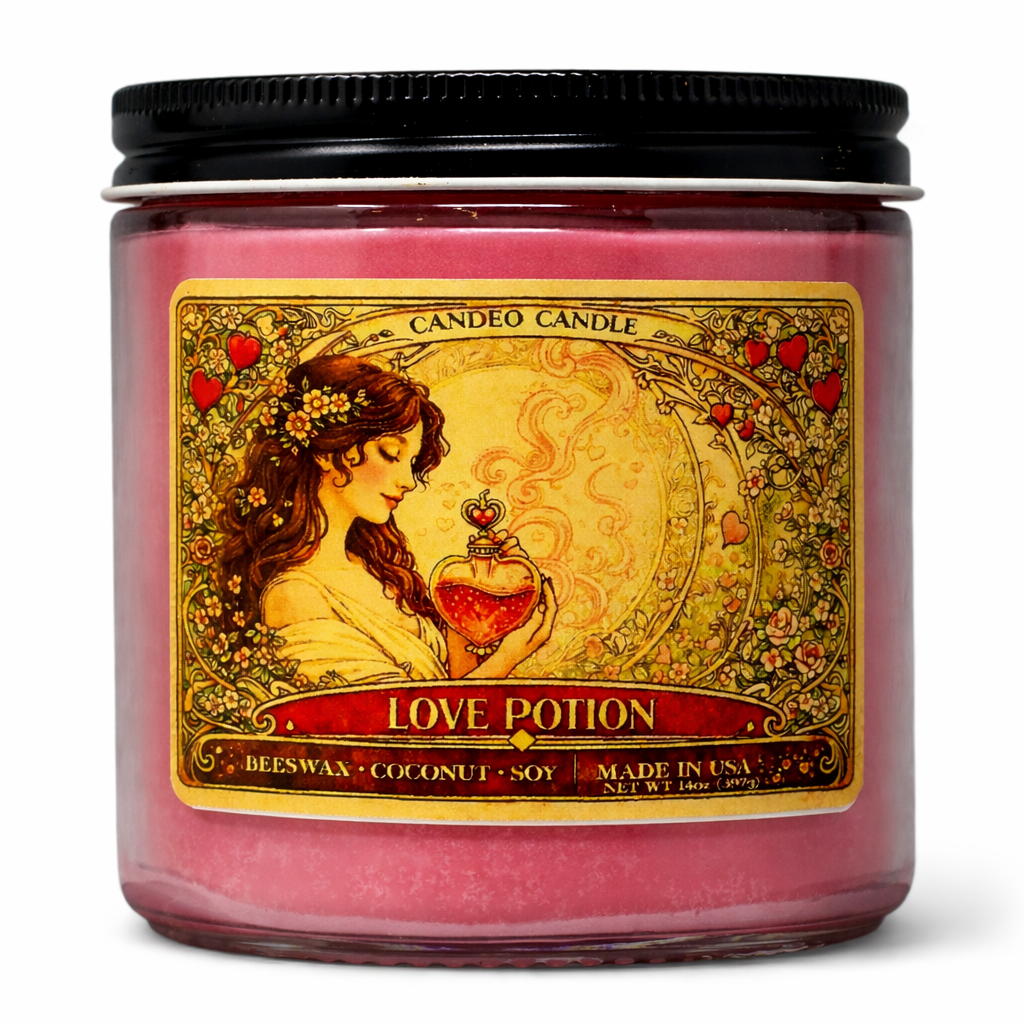 Love Potion, 14oz Soy Candle Jar