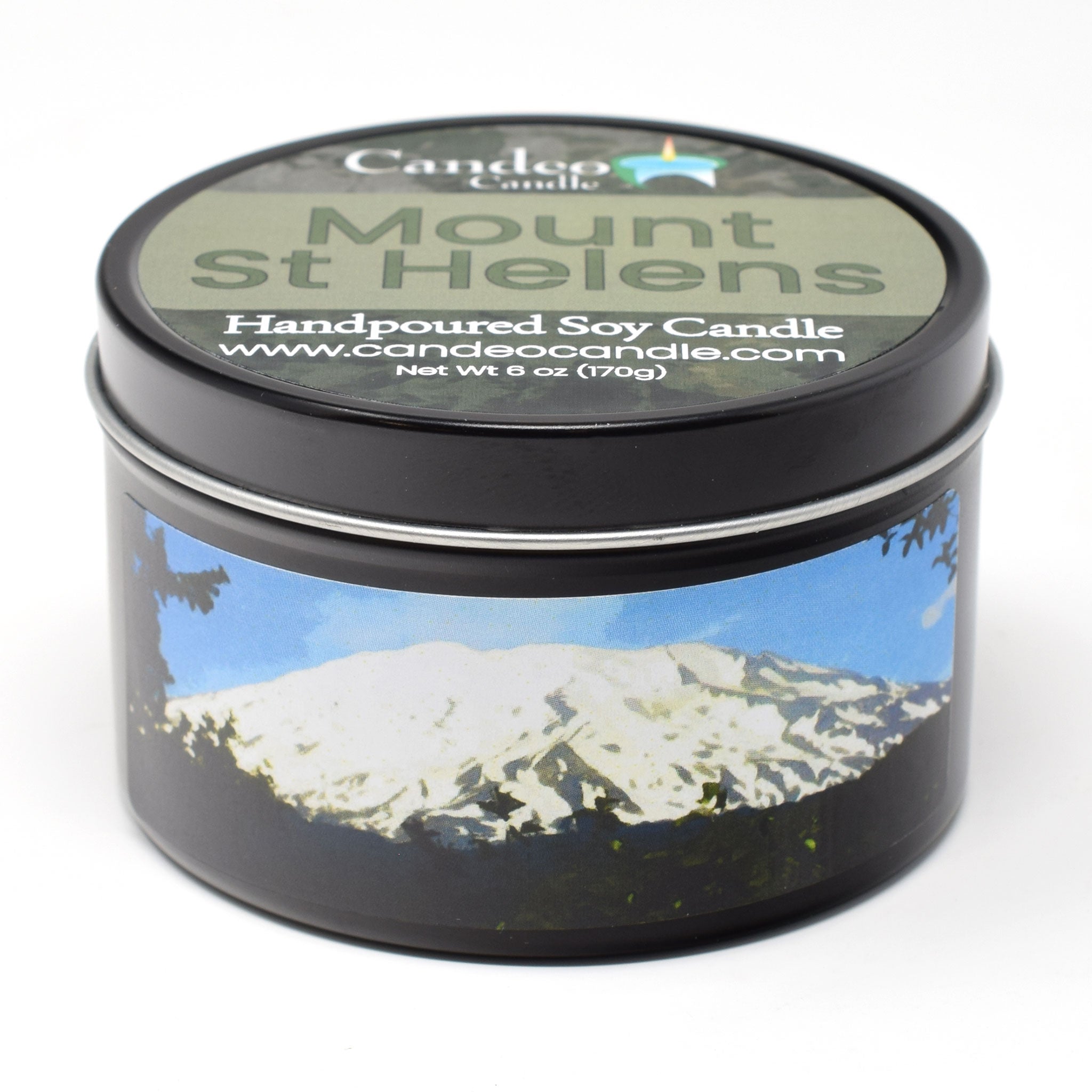Mount St. Helens, Essential Oil Blend, 6oz Soy Candle Tin