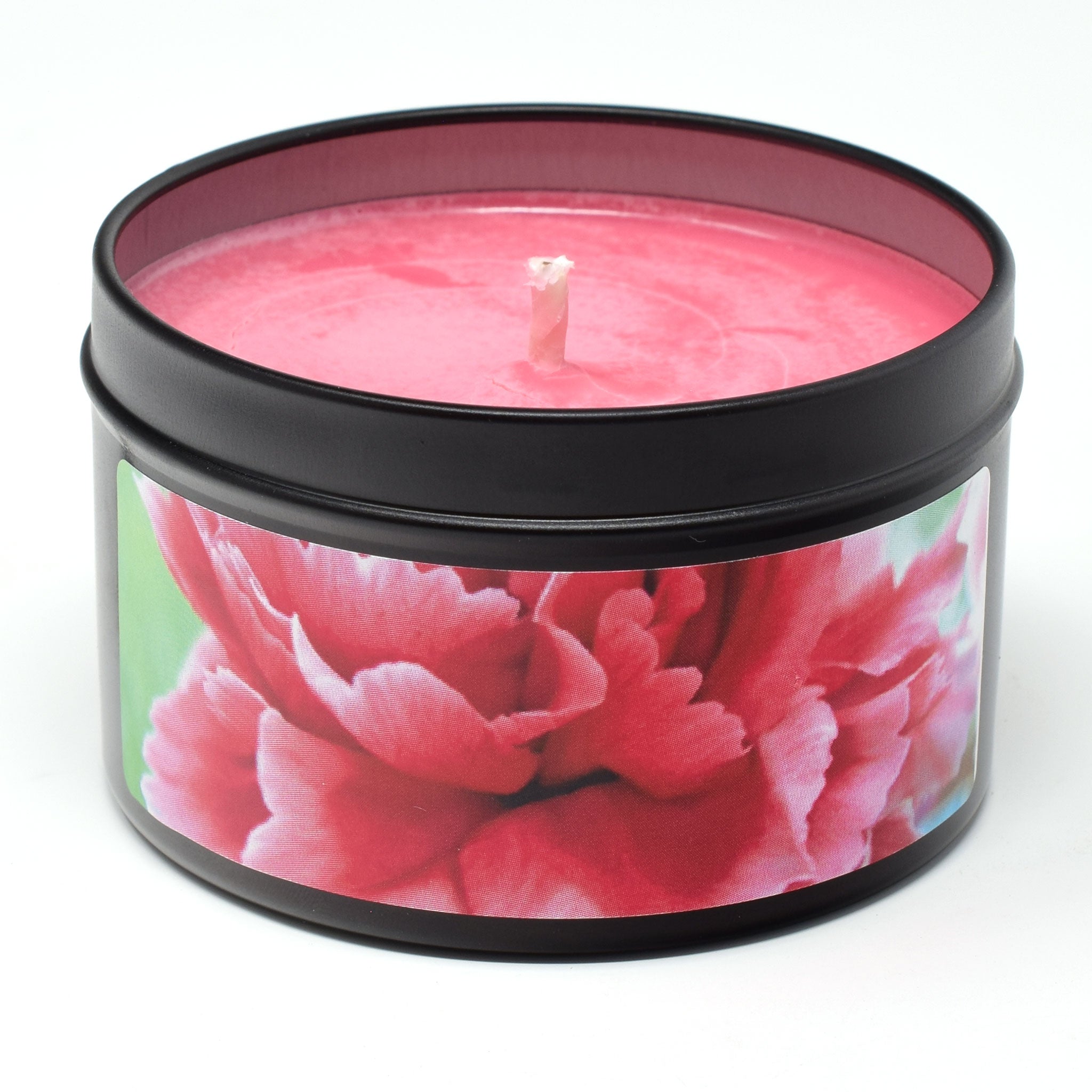 Pink Carnation, 6oz Soy Candle Tin