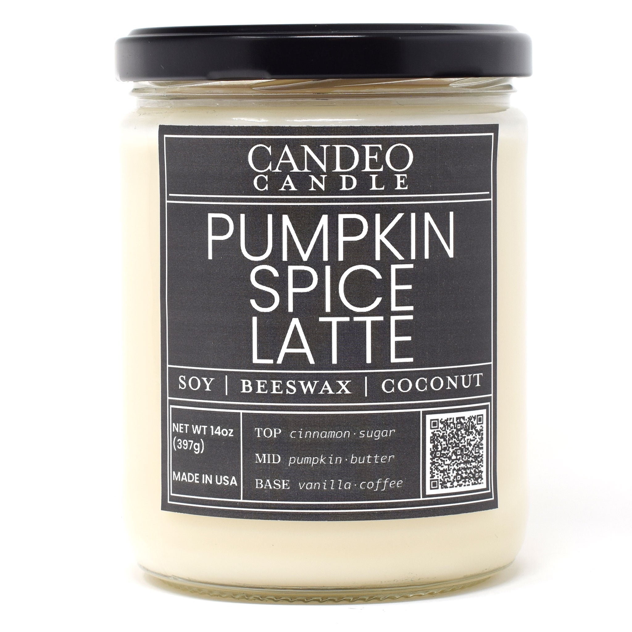 Pumpkin Spice Latte, 14oz Soy Candle Jar