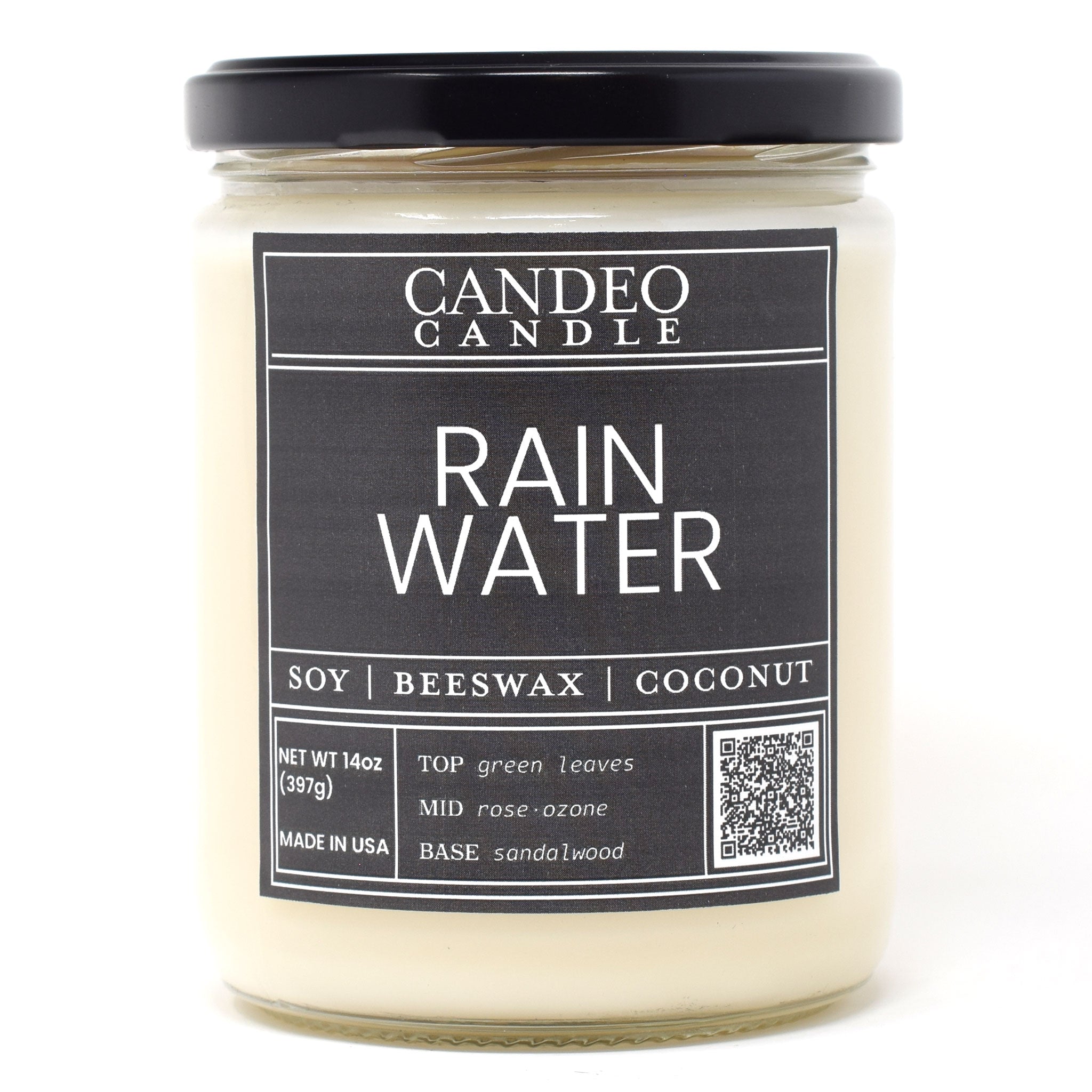 Rain Water, 14oz Soy Candle Jar